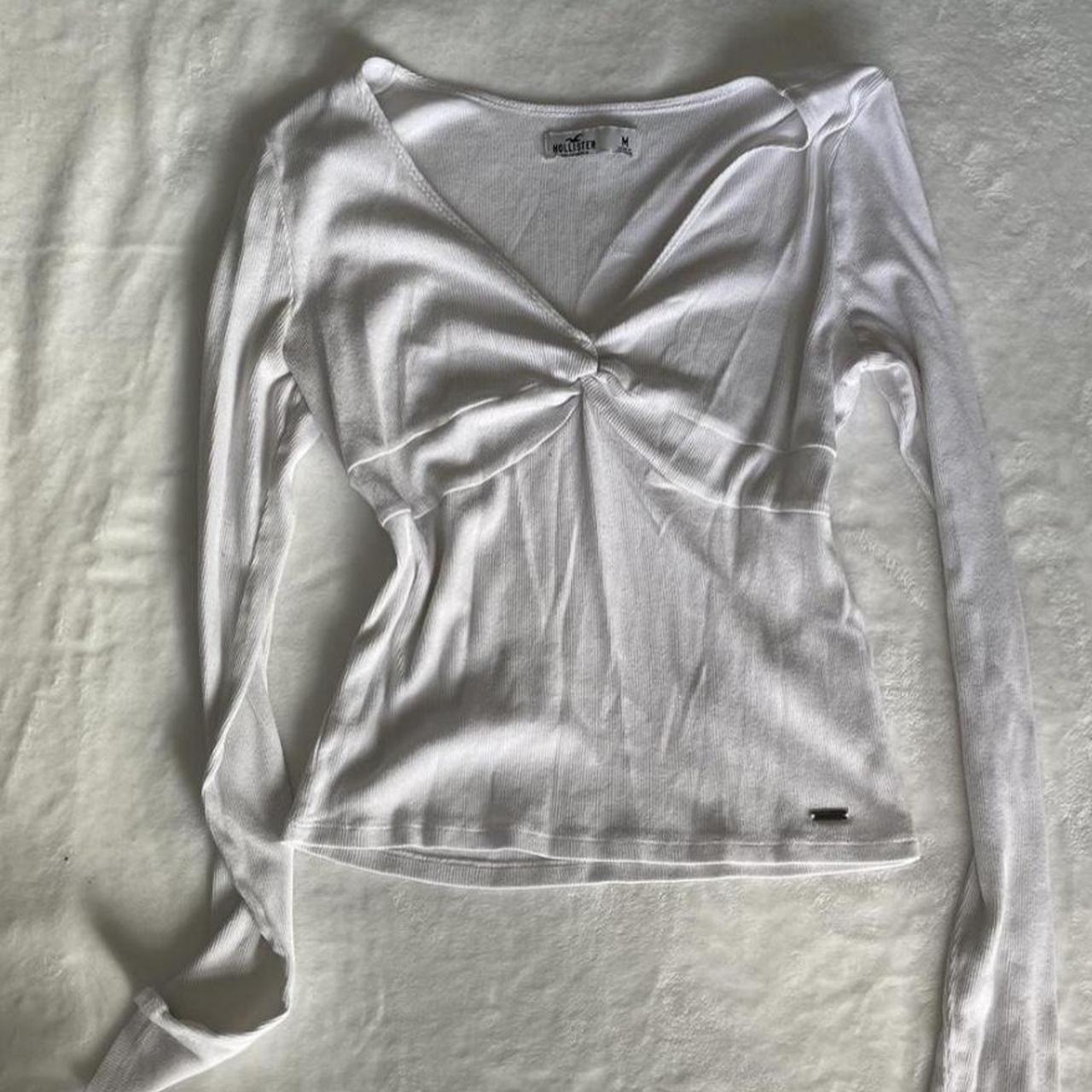 Hollister Co. Women's White Shirt | Depop