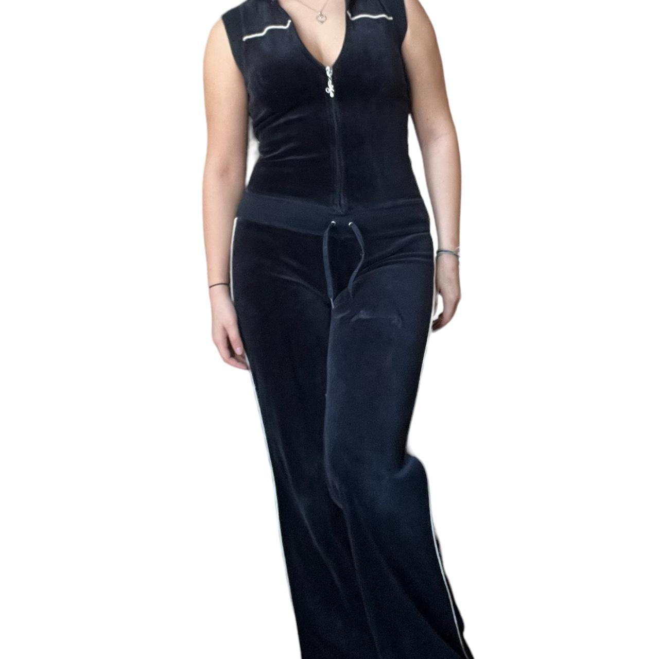 Jlo best sale velour jumpsuit