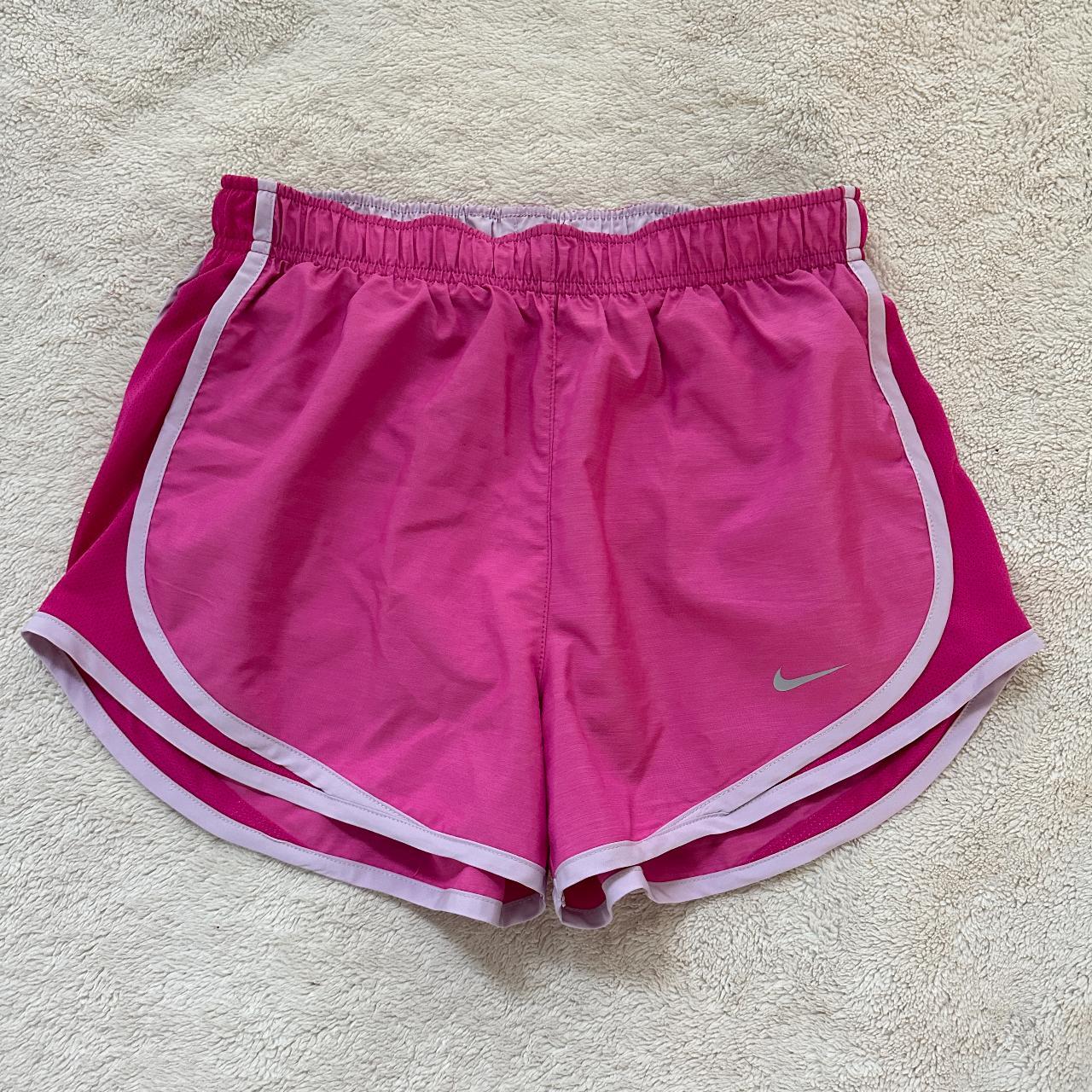 womens nike pink shorts