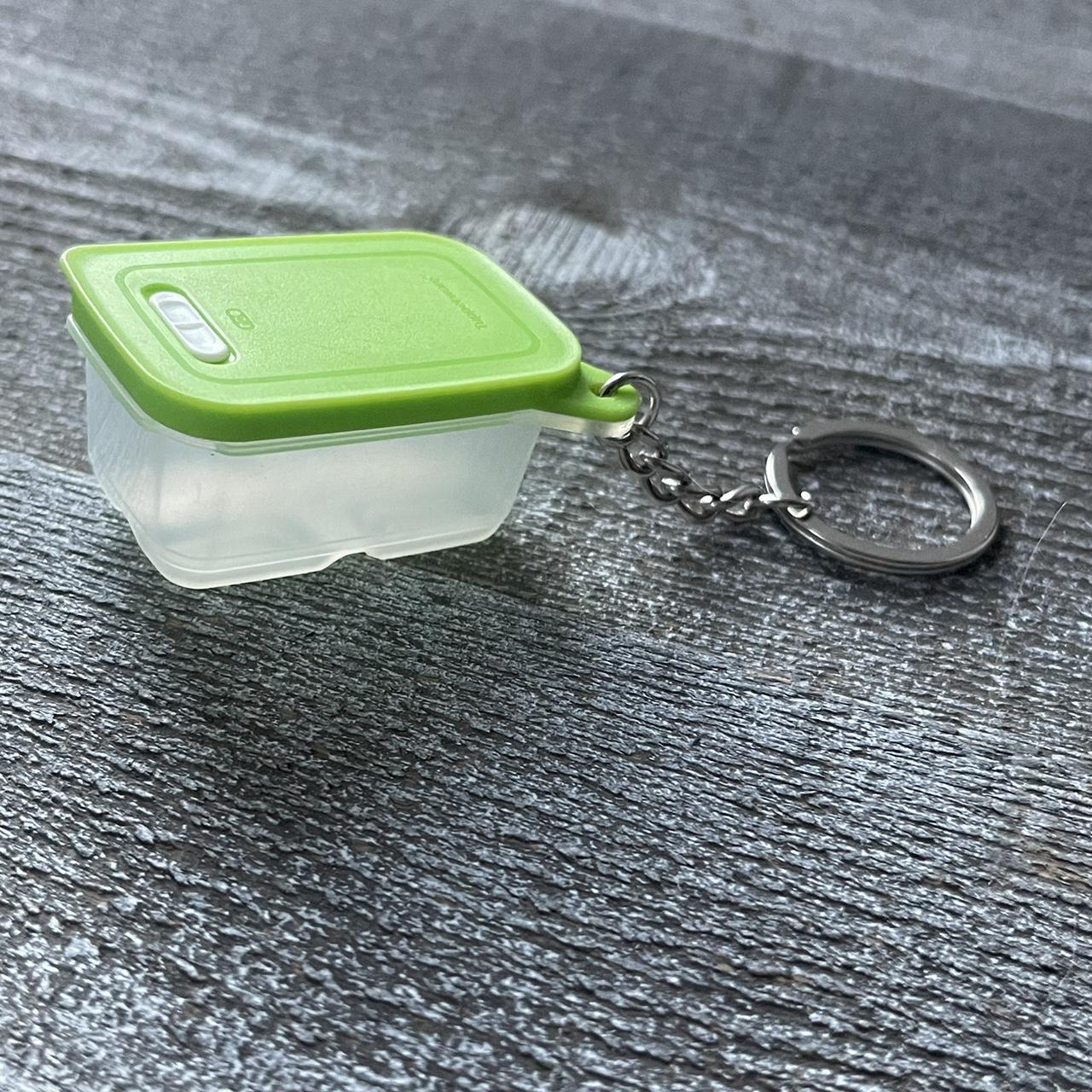 Tupperware keychain top