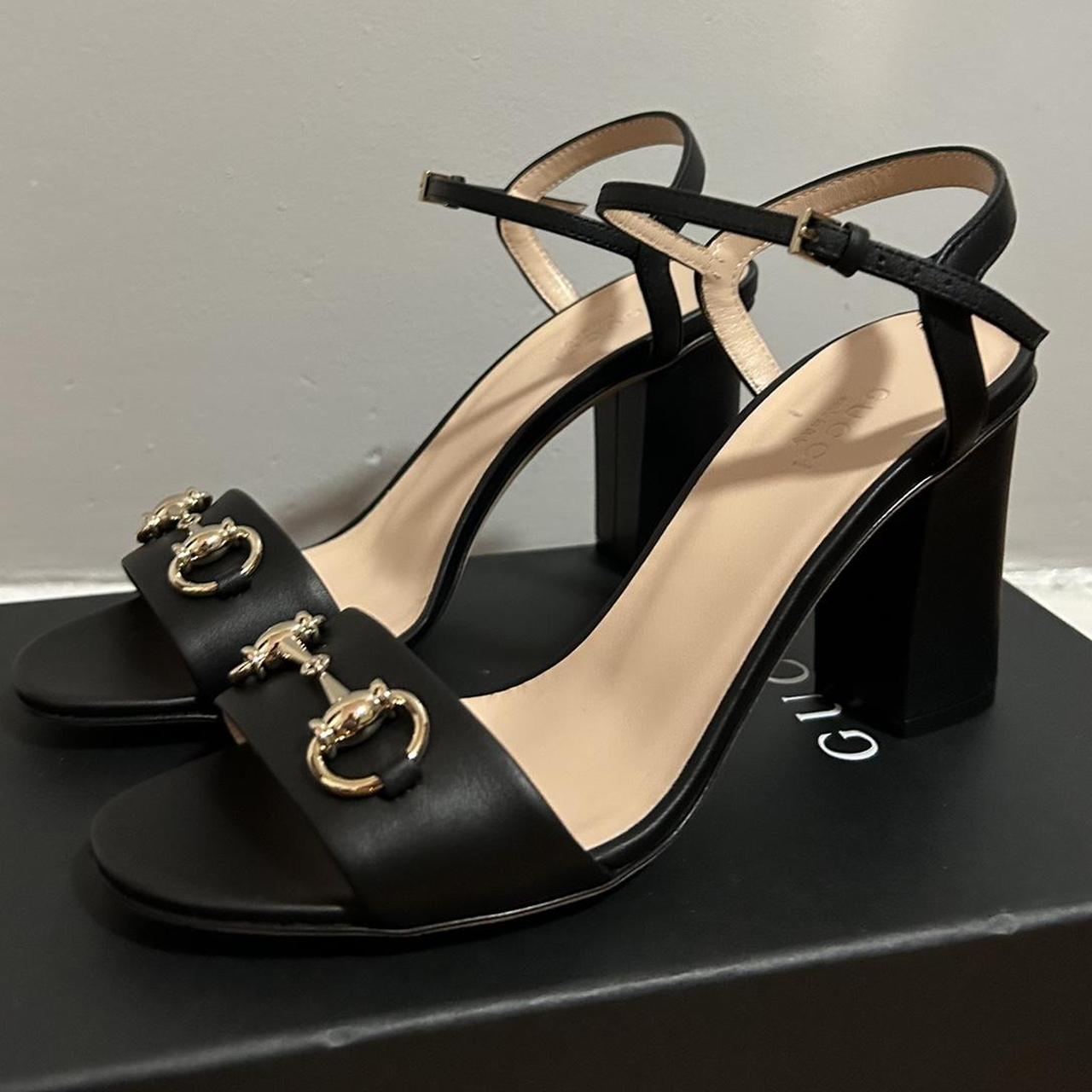 Gucci horsebit sandals store heels