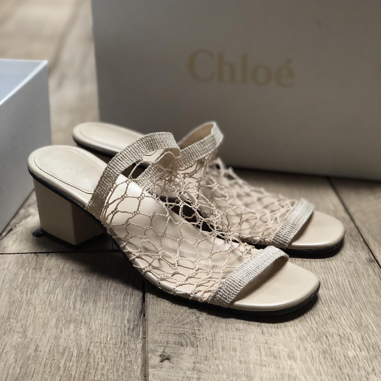 CHLOE Lucy Mesh Sandals buy NWT