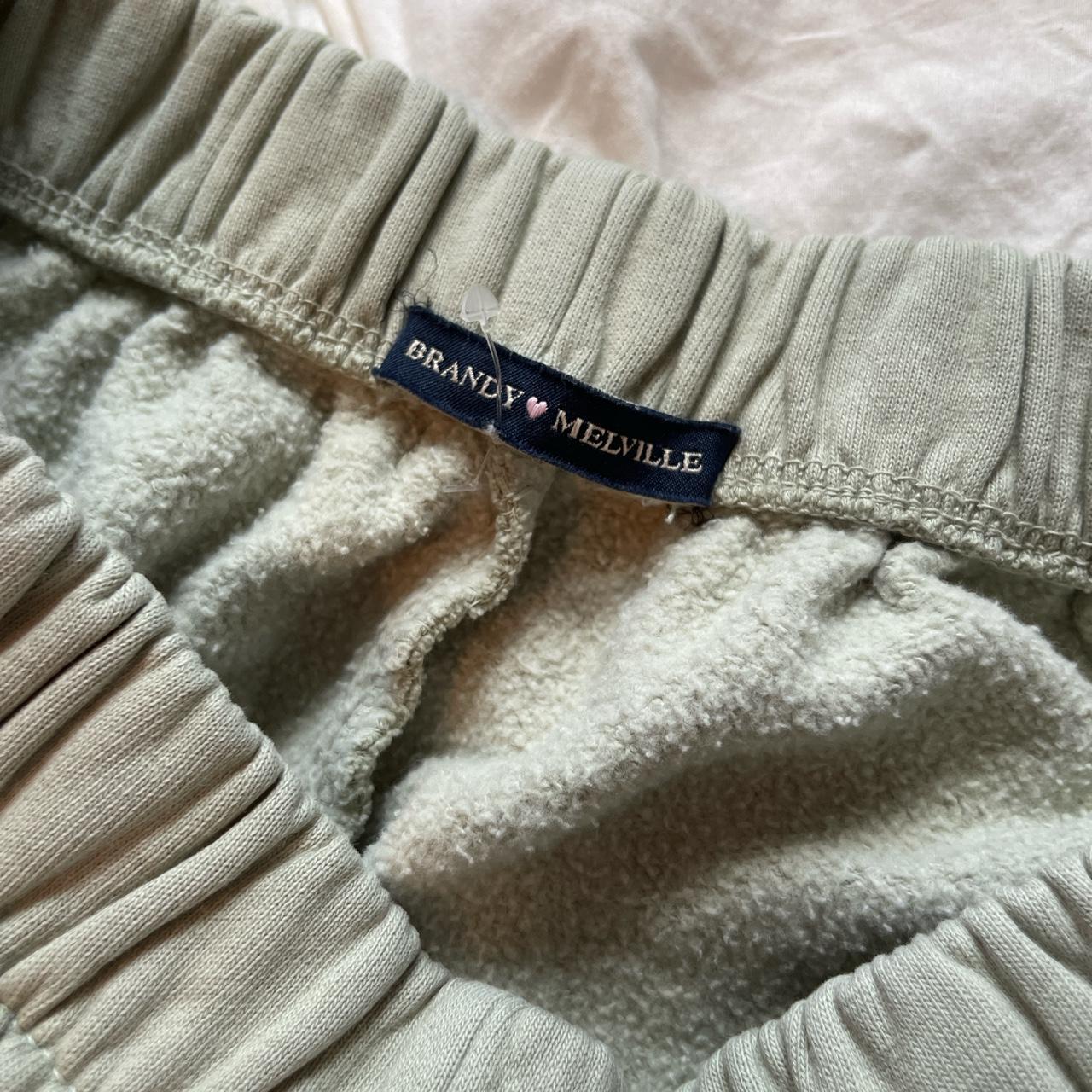 Brandy Melville Women's Green Shorts Depop