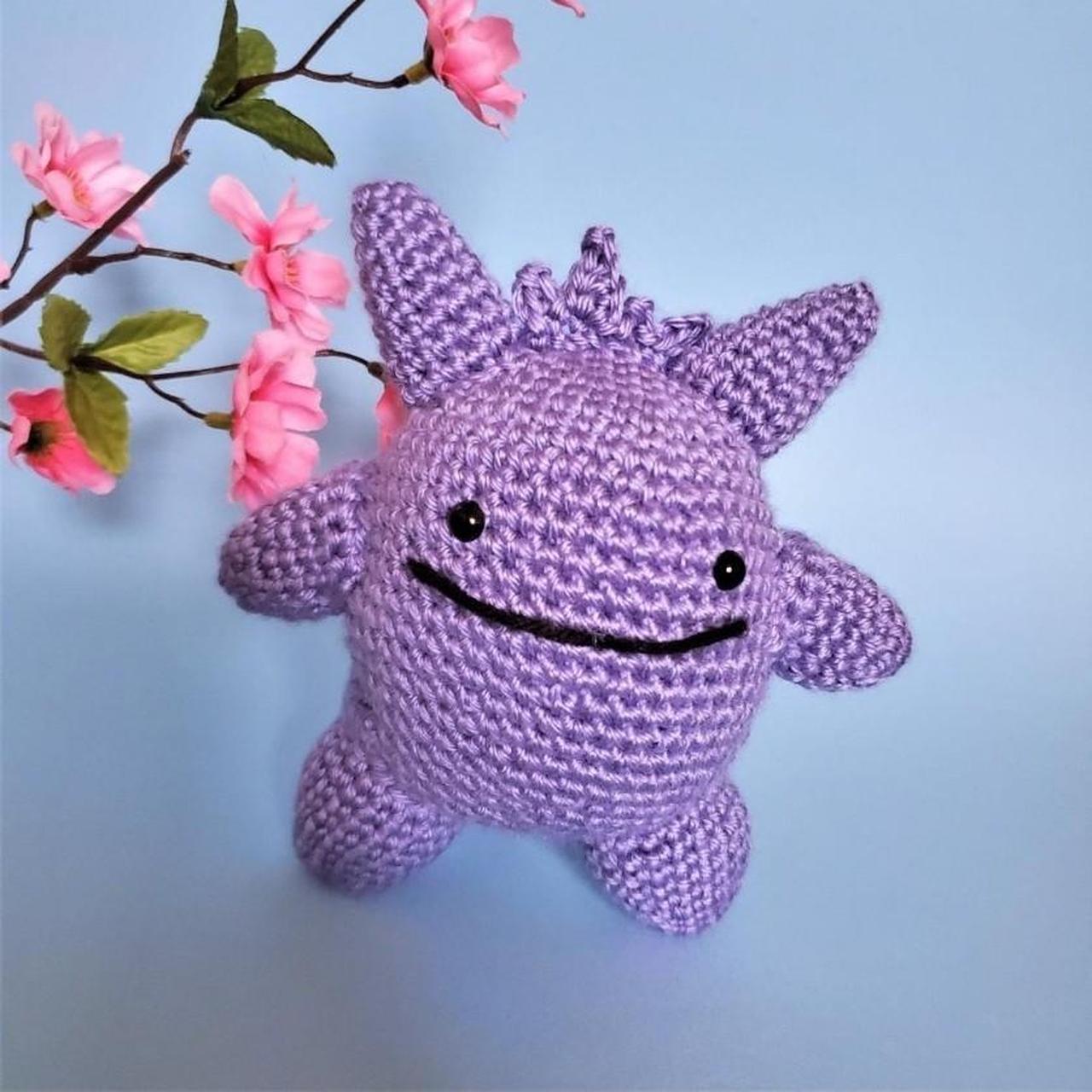 Handmade Pokemon Gengar with Ditto Face Depop