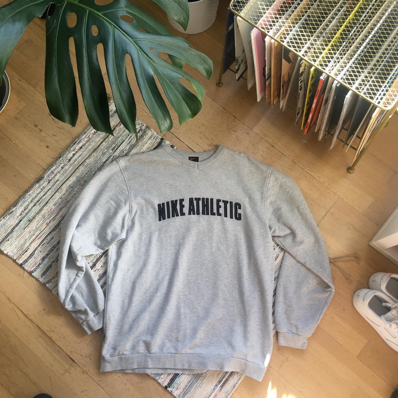 Vintage nike athletic pullover sweatshirt jumper.... Depop