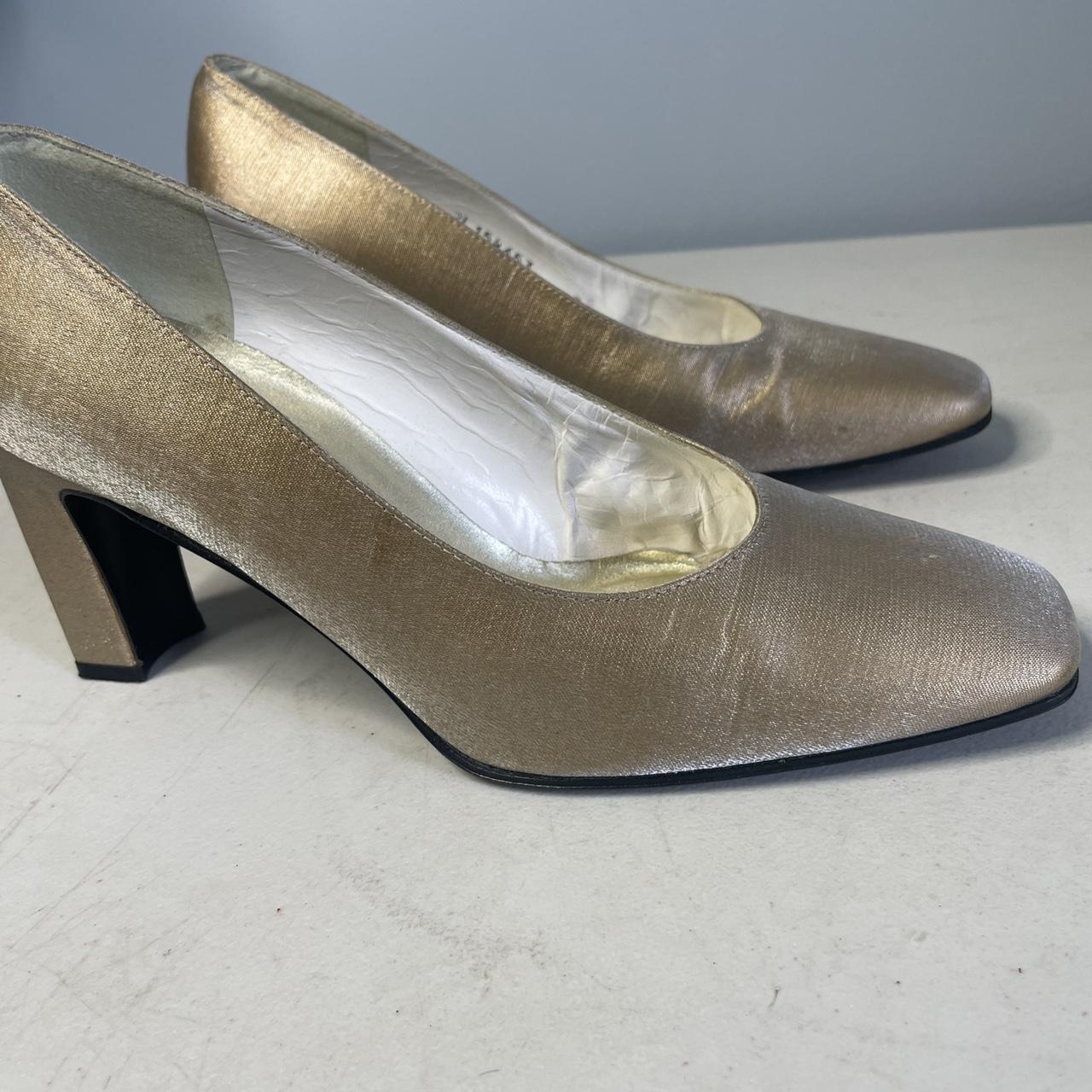 Stuart Weitzman For Russell Bromley Women s Gold. Depop