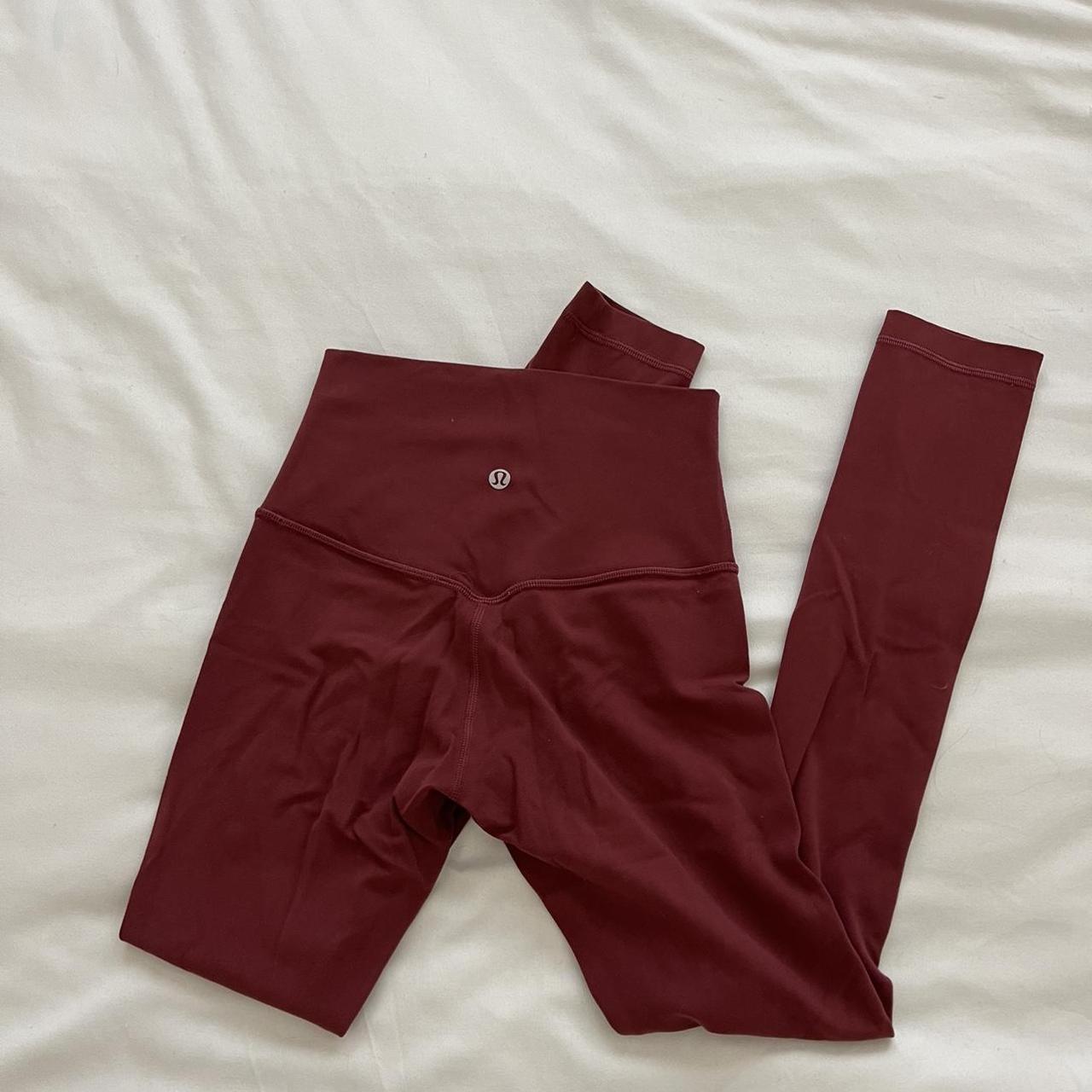 Lululemon Red Merlot Align High-Rise Pant