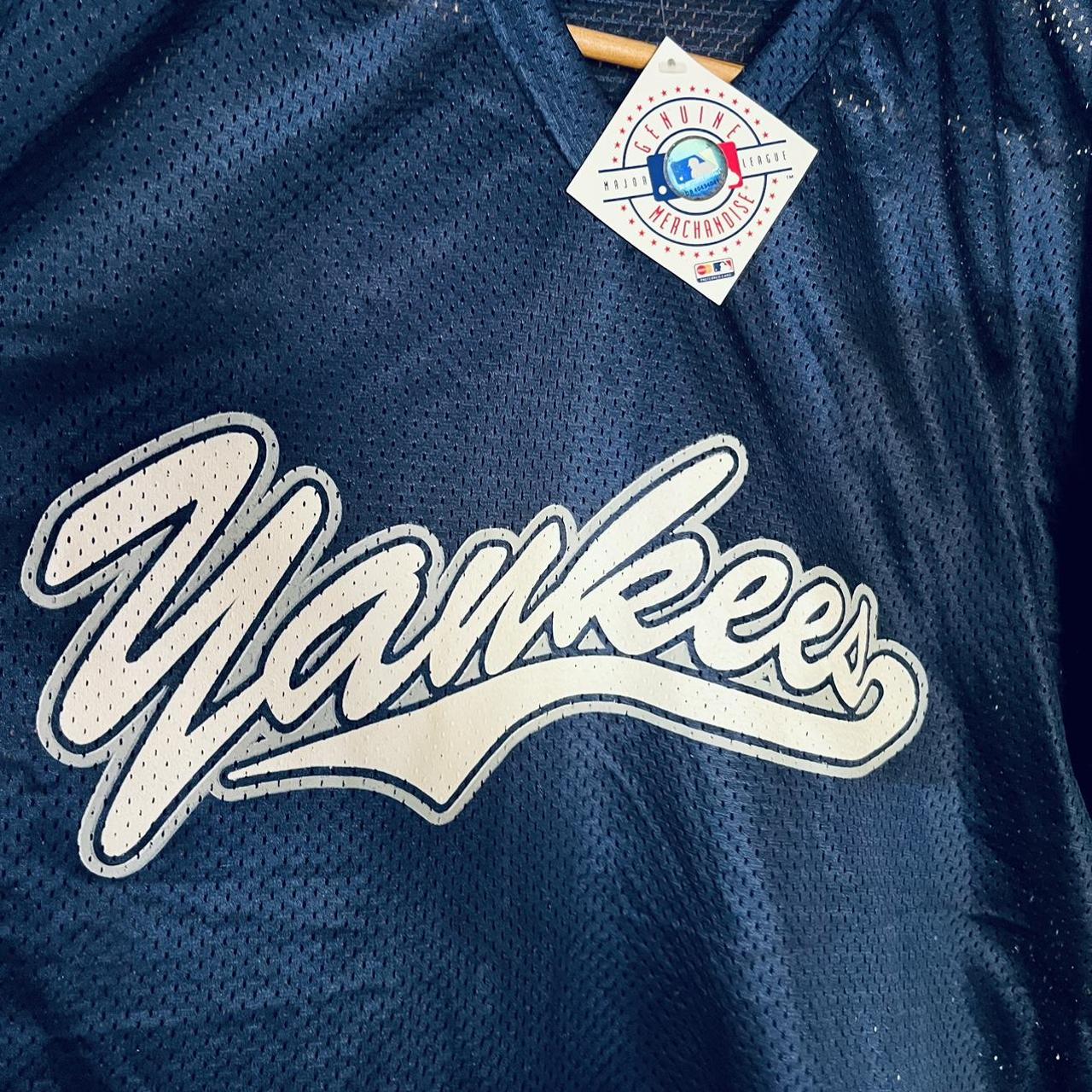 True Fan New York Yankees Jersey Mesh Size XL - Depop