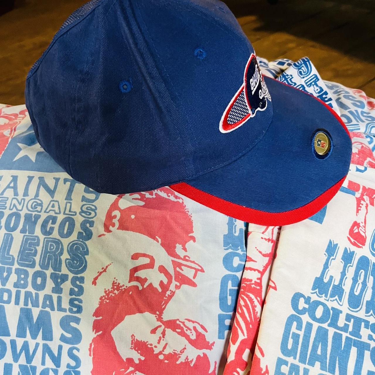 Vintage New York Giants Snapback Hat Logo Athletic - Depop