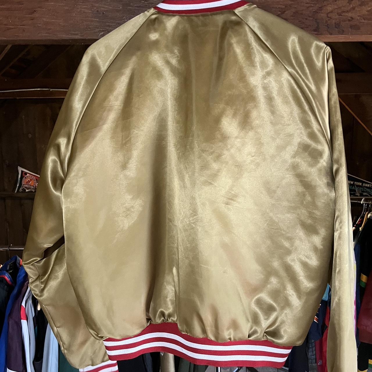 San Francisco 49ers Vintage 80s Chalk Line Satin - Depop