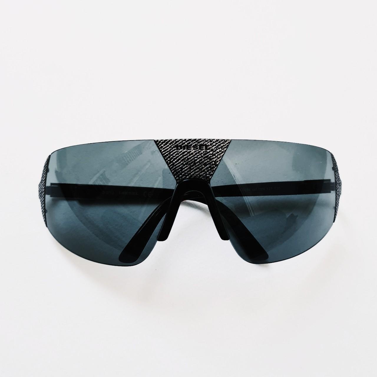 vintage unisex y2k 2000s tinted black Diesel | Depop