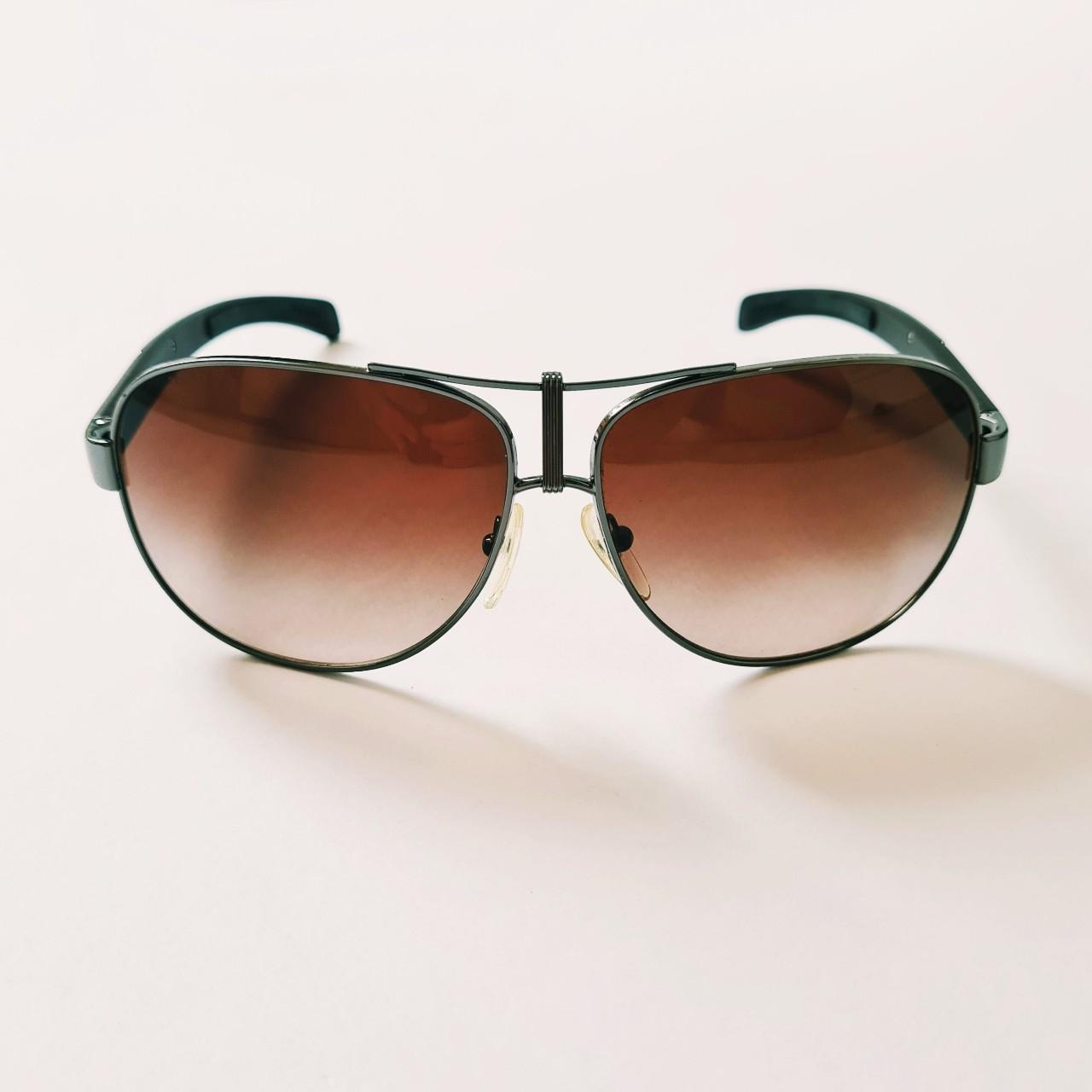 vintage unisex y2k 2000s brown tinted Prada | Depop