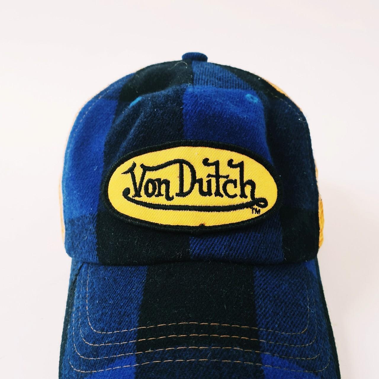 Von Dutch trucker hat Black, white and gold Brand - Depop