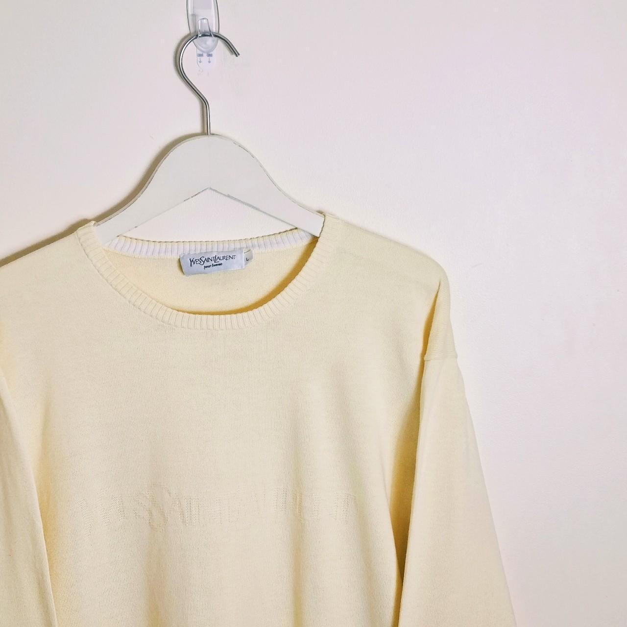 Yves saint discount laurent jumper yellow