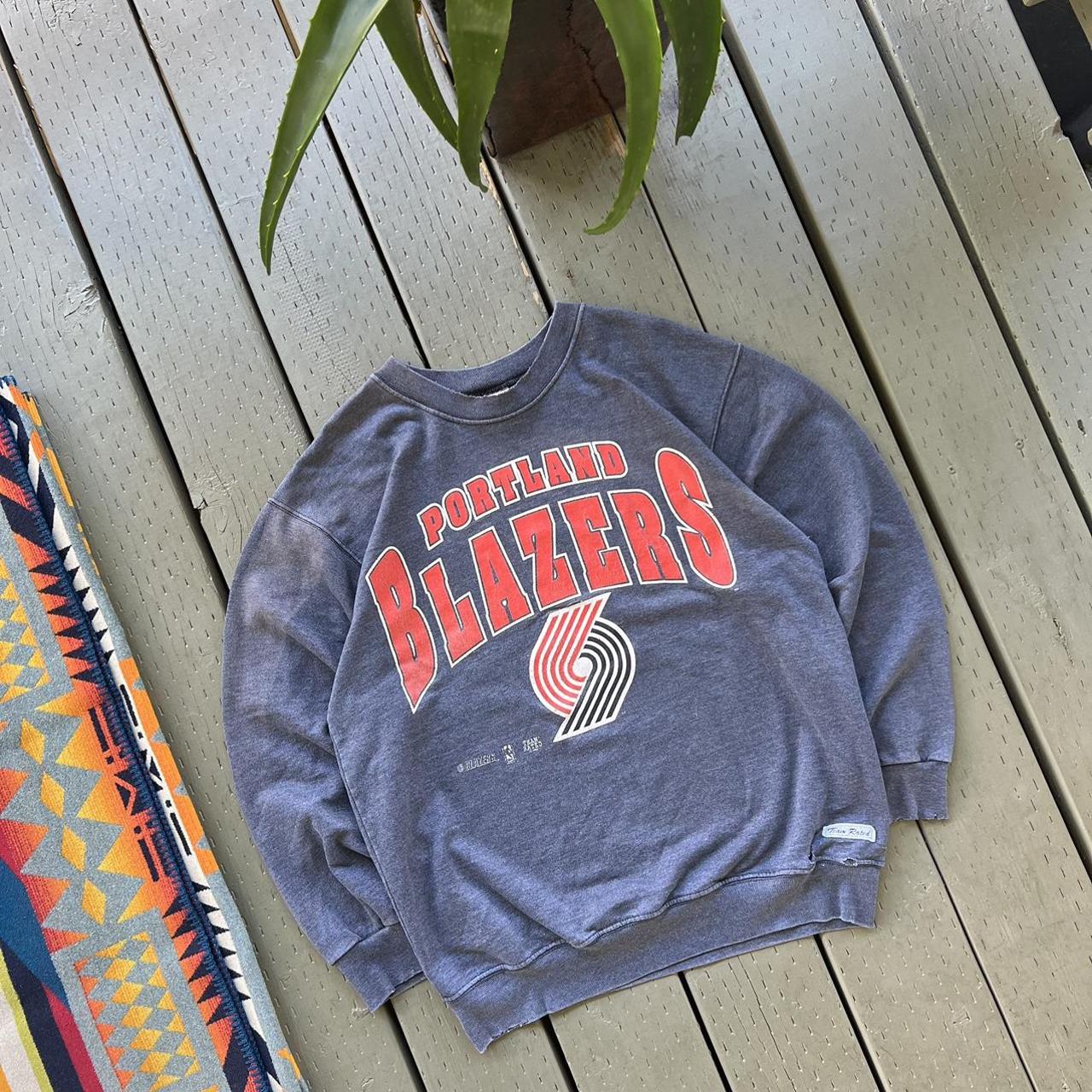 portland trailblazers nba sweatshirts vintage nba Depop