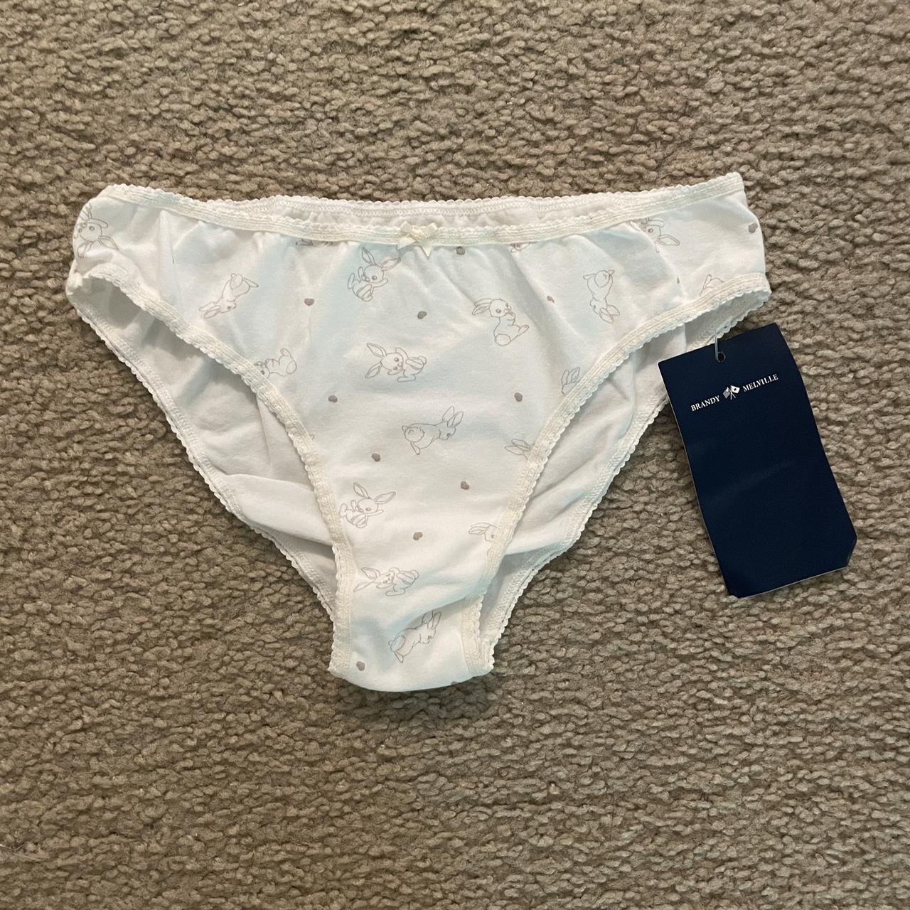 brandy melville bunnie underwear panties bnwt... - Depop