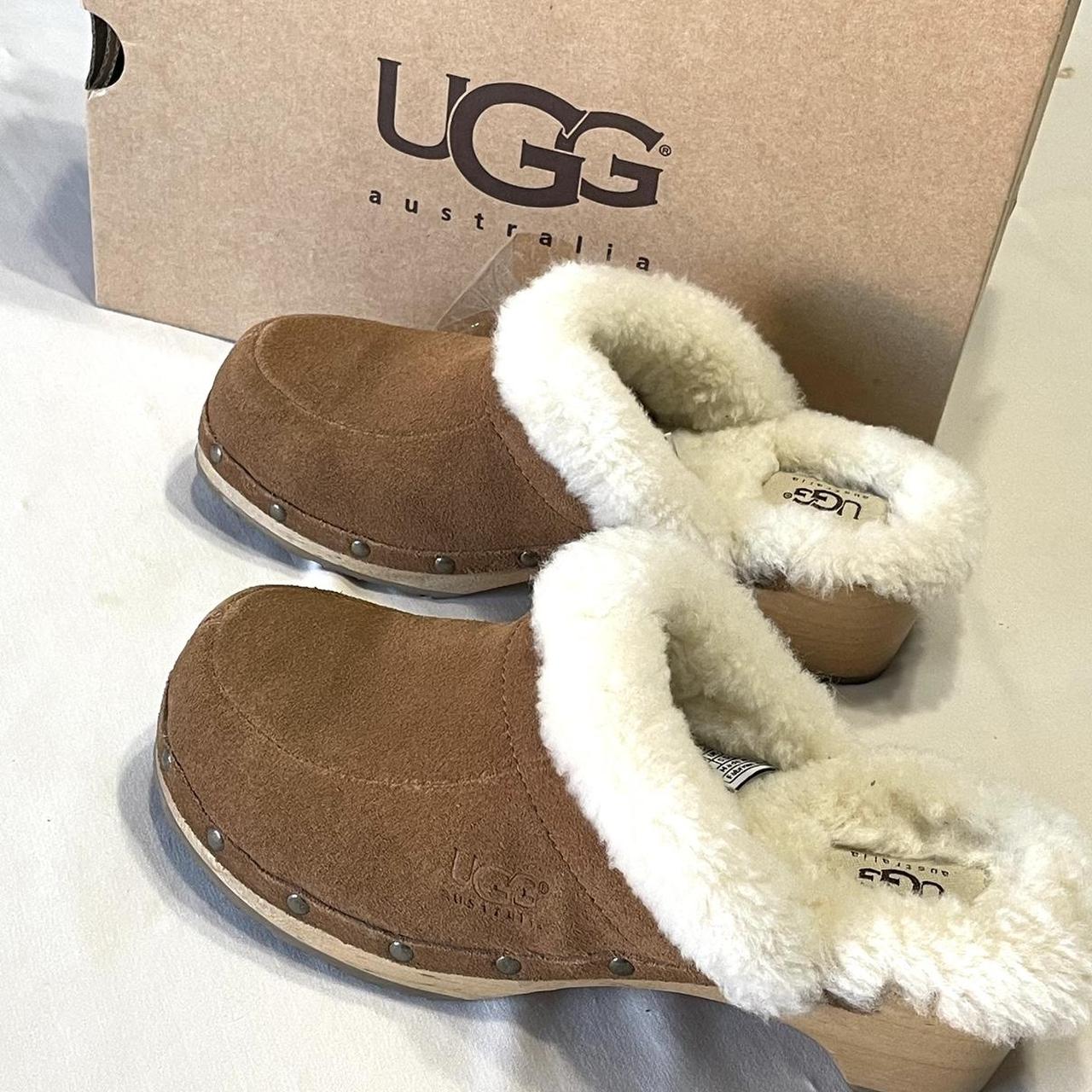 Ugg fur lined clearance clogs