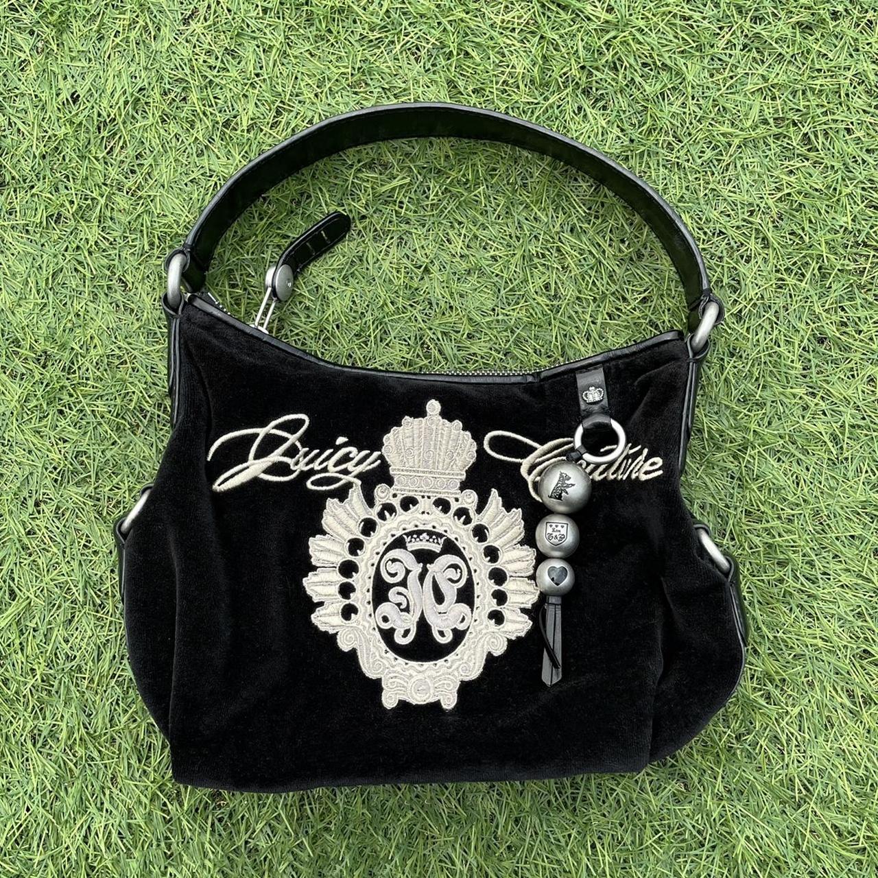 NWT juicy Couture vintage velour bag in black. India | Ubuy