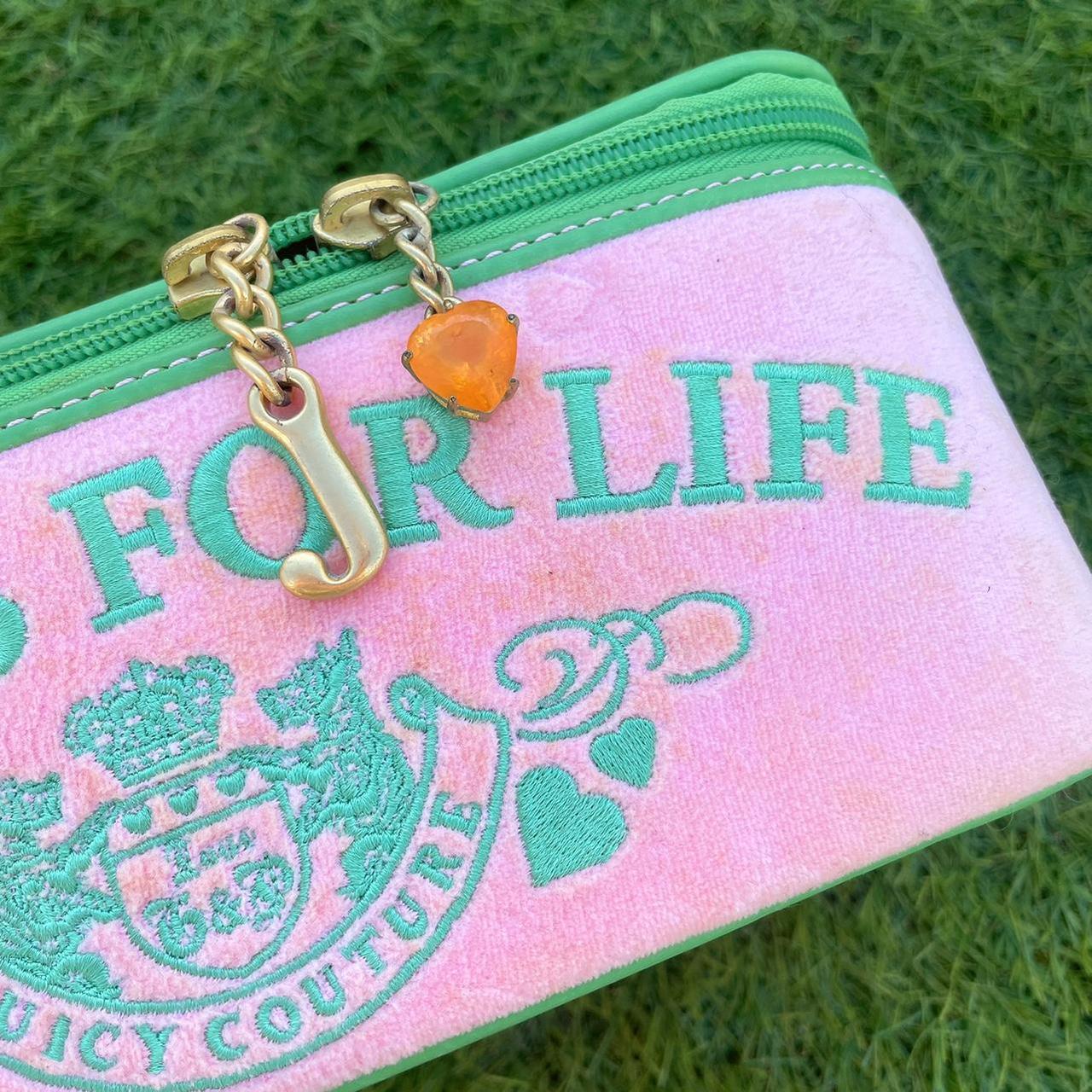 Juicy Couture Pink popular & Green Makeup Bag