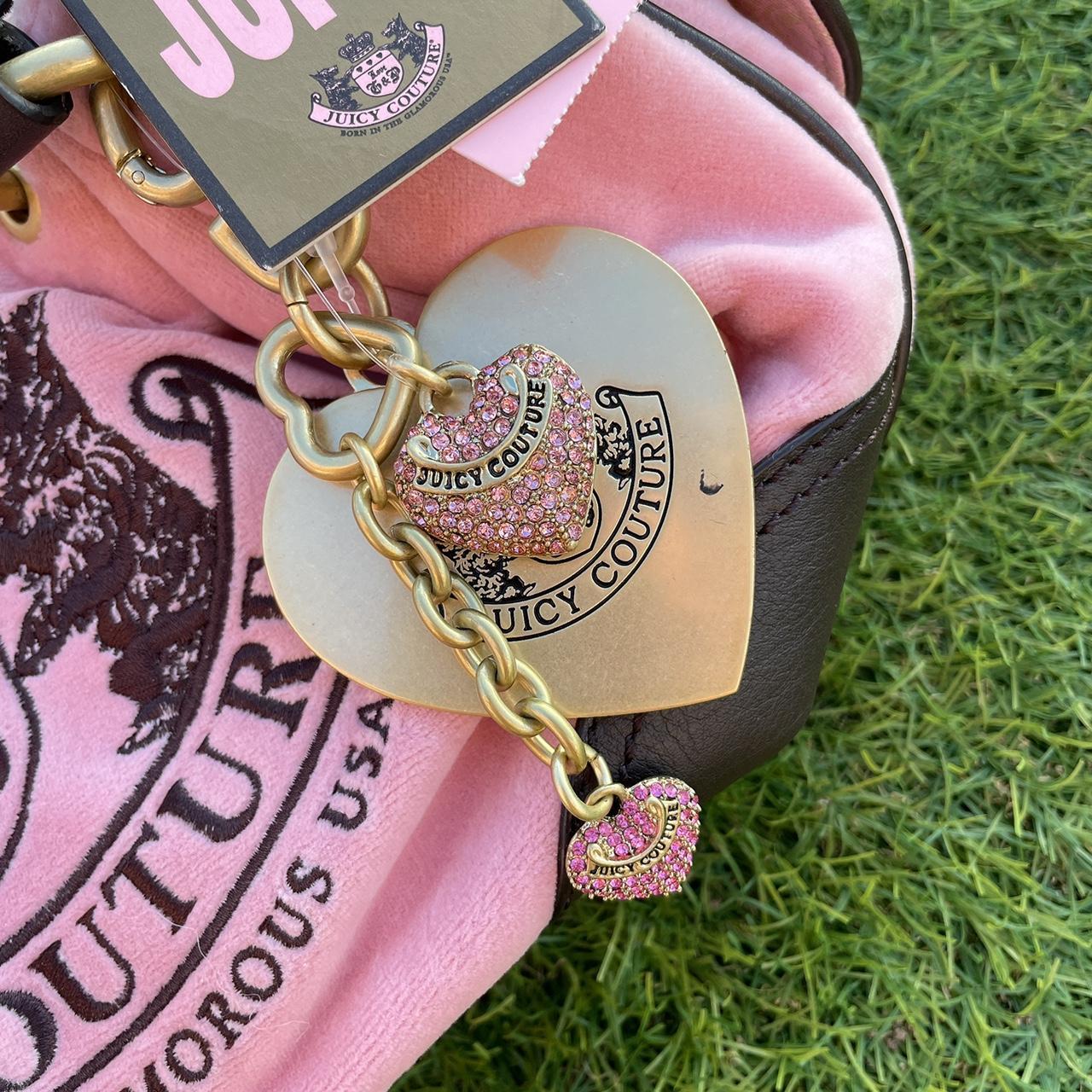 新品＊正規品 Juicy Couture ボディバッグ ベロア スエード ピンク Juicy Couture Double Trouble Fluffy Crossbody Bags Set Pink