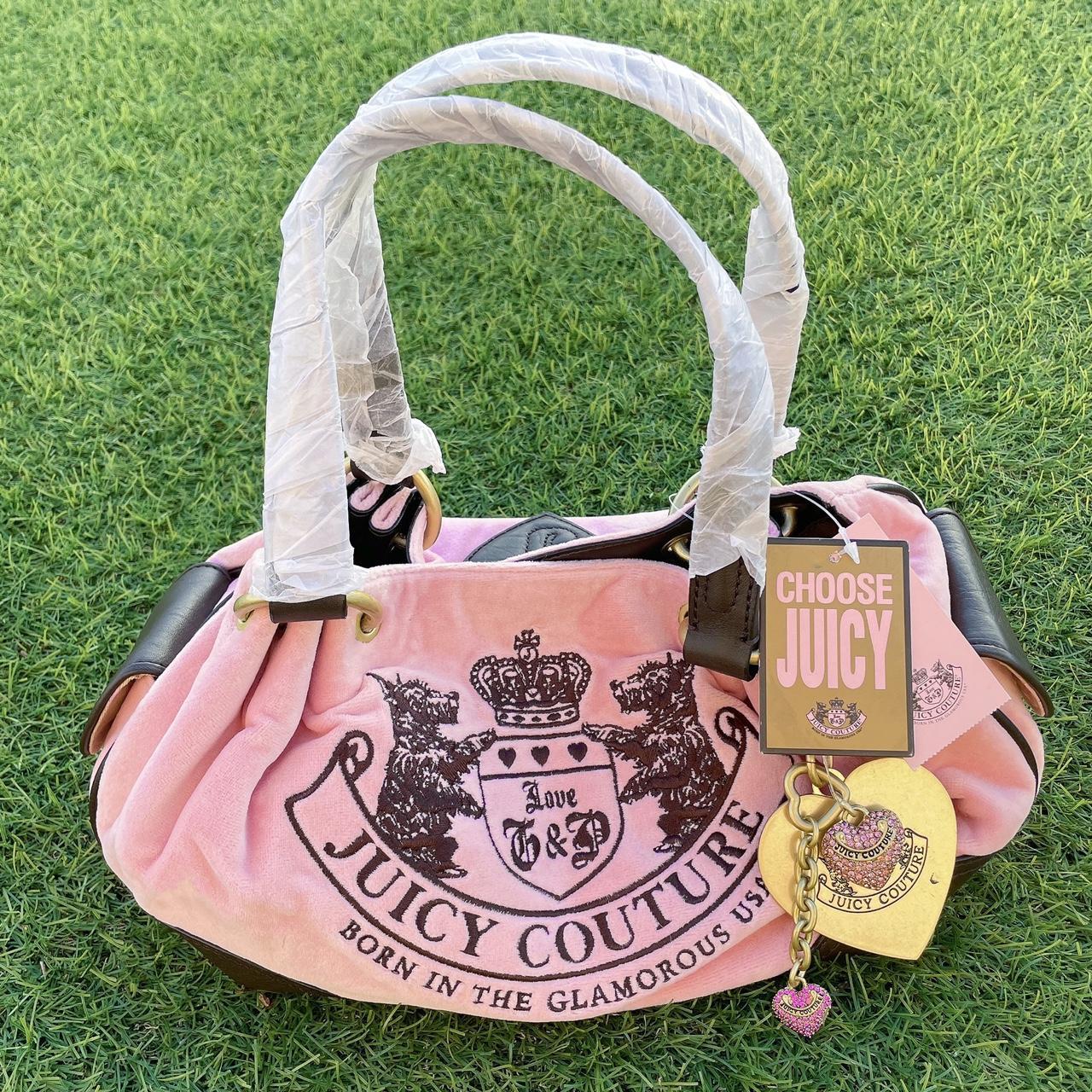 💖Super RARE Juicy Couture pink and black scotty | Depop