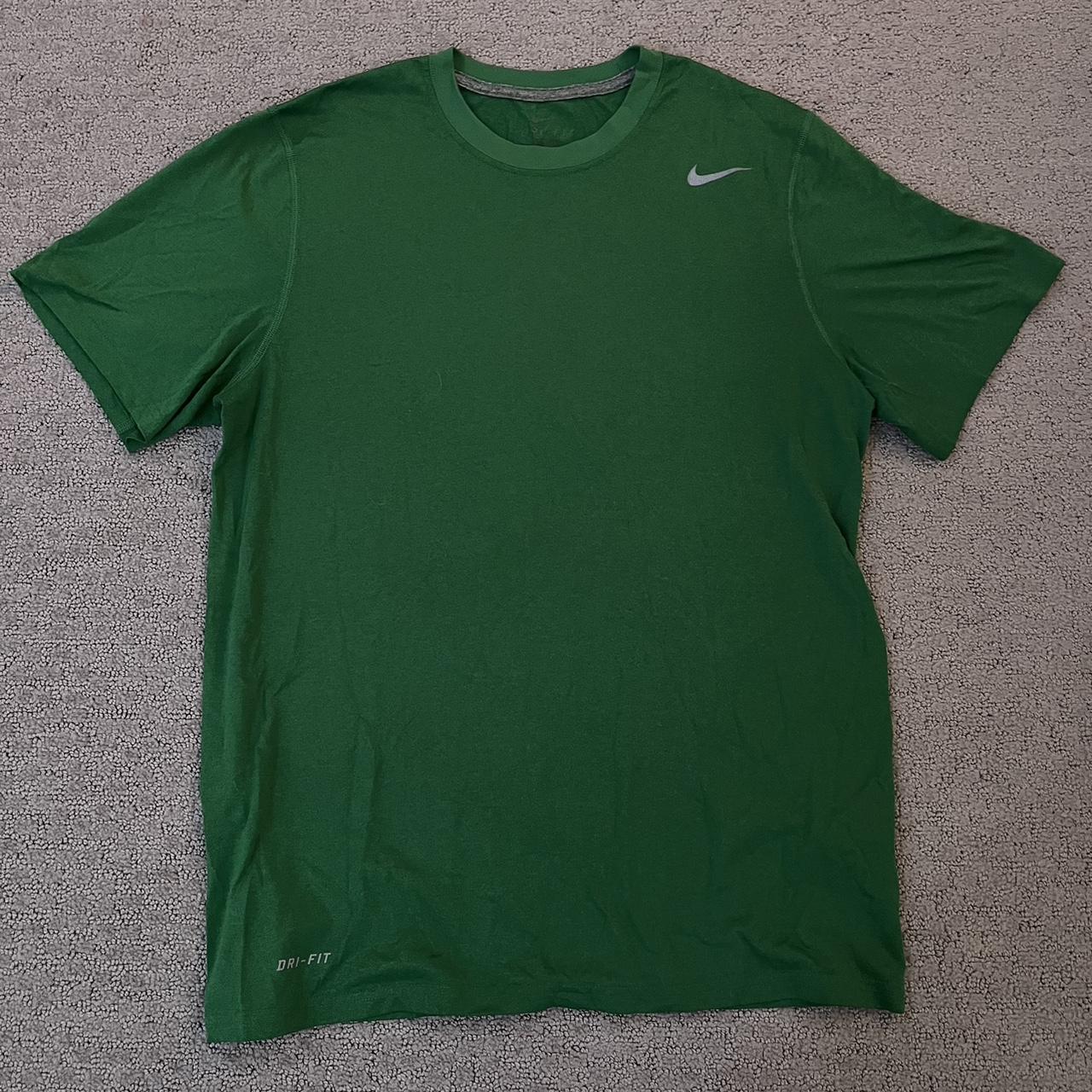 kelly green nike shirt