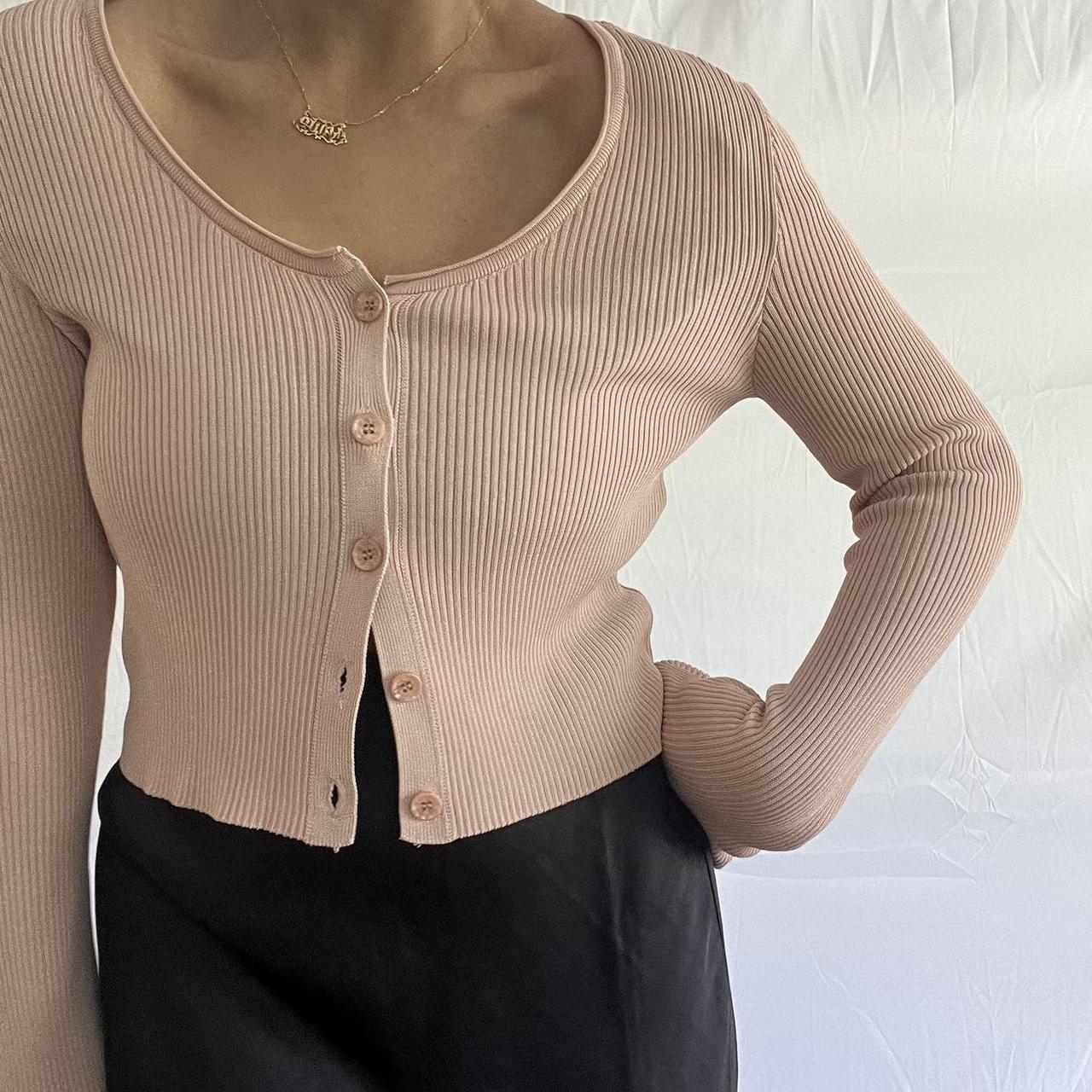 Zara knit cardigan. Size M. Also selling matching... - Depop
