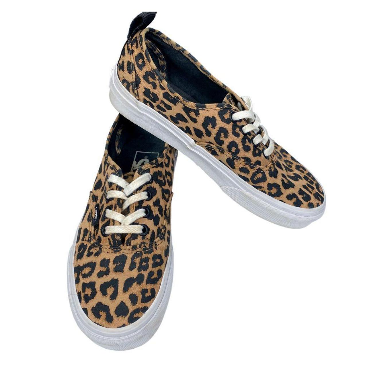 Leopard lace up vans sale