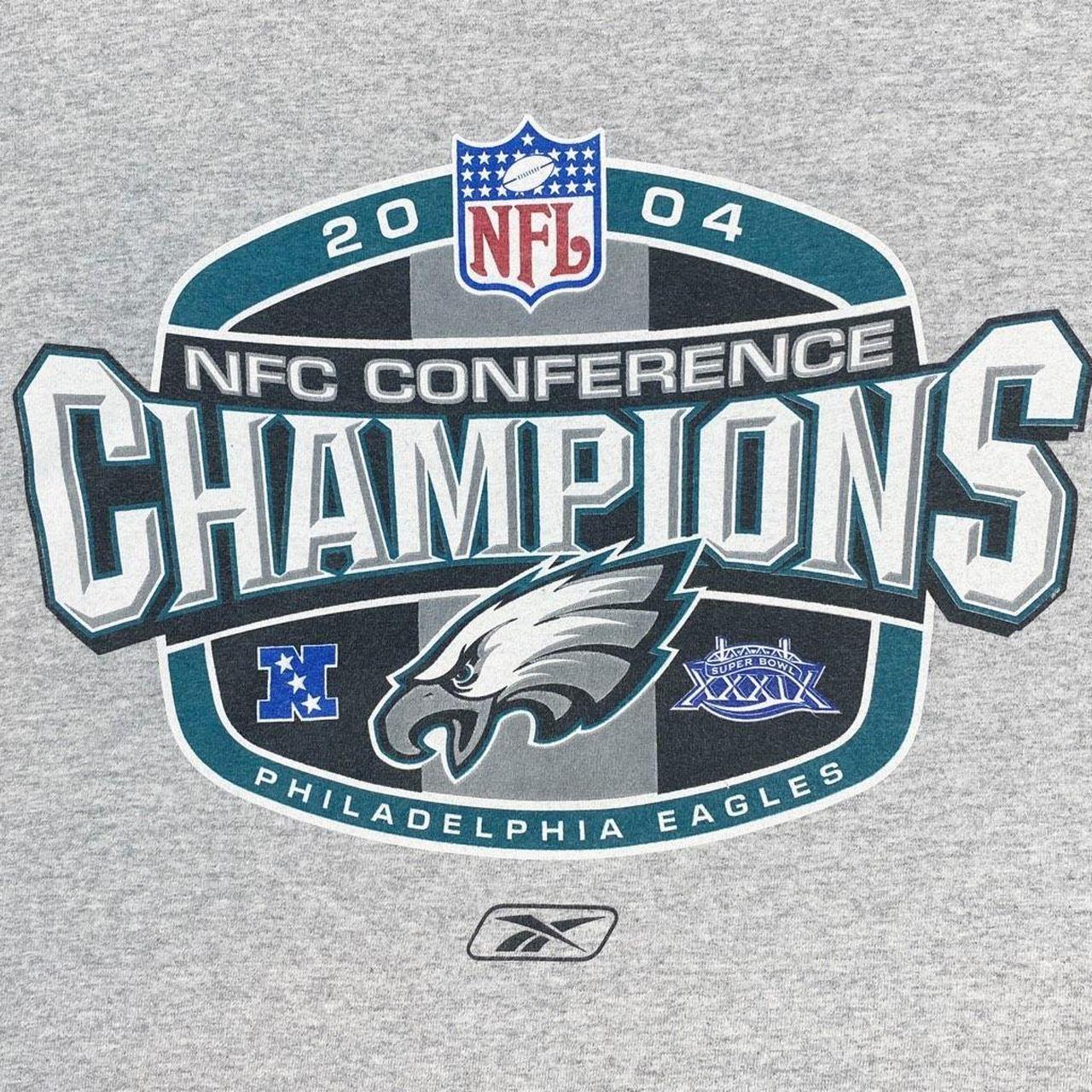 PHILADELPHIA EAGLES VINTAGE 2004 NFC CHAMPIONSHIP REEBOK T-SHIRT