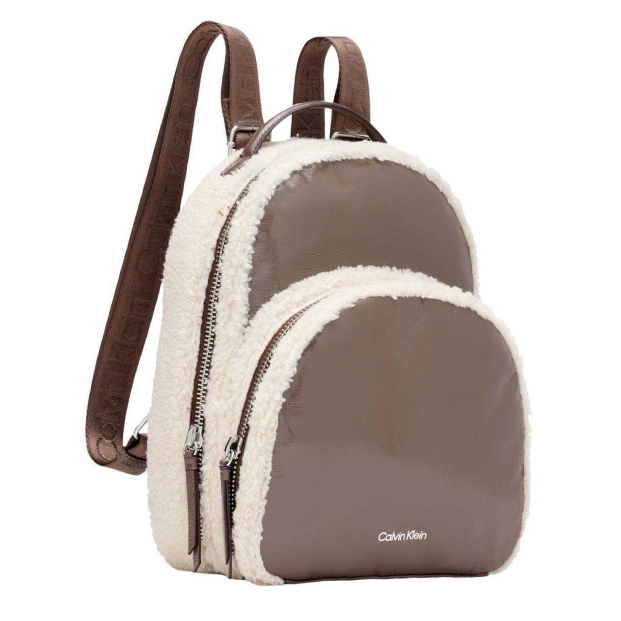 Calvin klein backpack discount beige