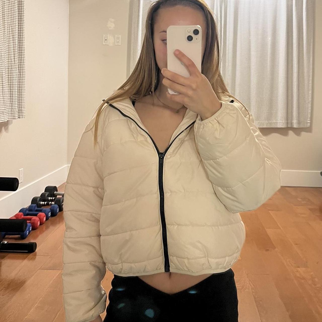 Target Women's Cream Jacket Depop