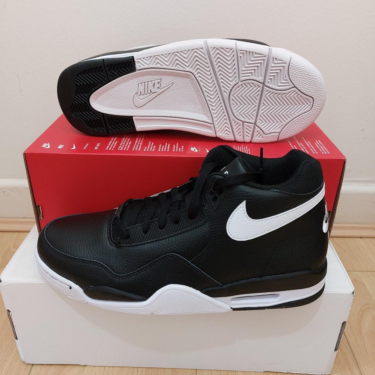 New Nike Flight Legacy Black White Men's Condition | Depop