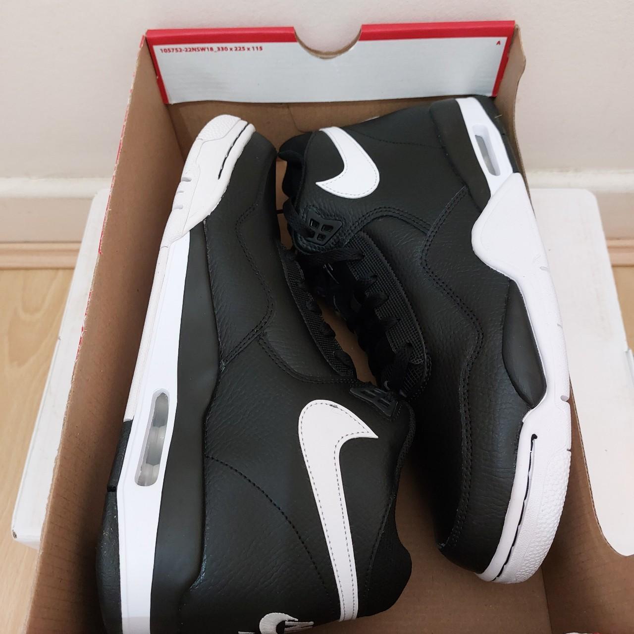 公式正規品!★ FLIGHT LEGACY CASUAL New Nike Flight Legacy Black White Men's Condition | Depop