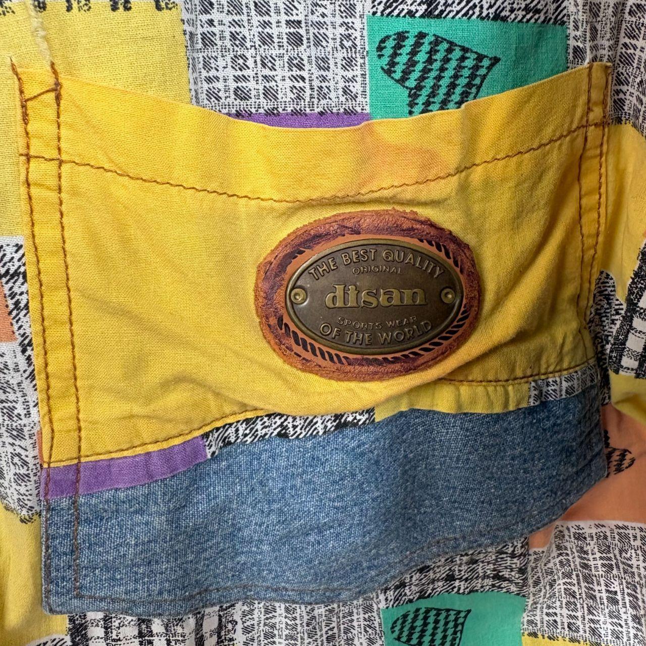 Source Unknown Men's Shacket Jacket - Multi/Yello… - image 4