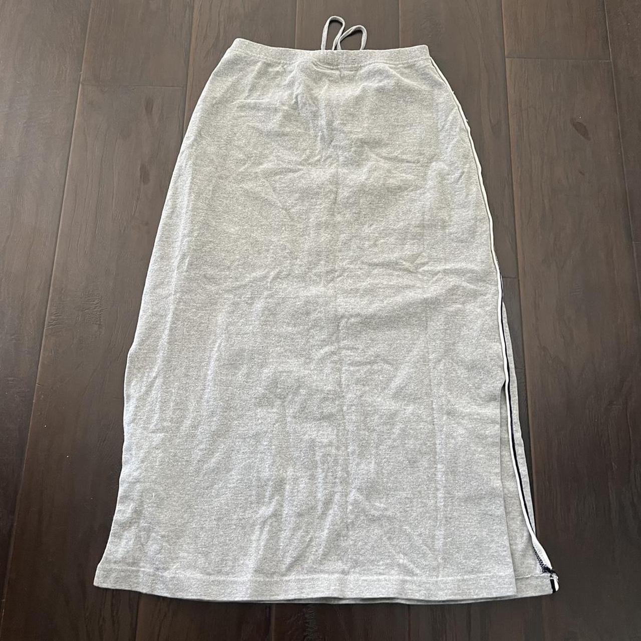 THE LIMITED Women's Grey and Navy Skirt (4)