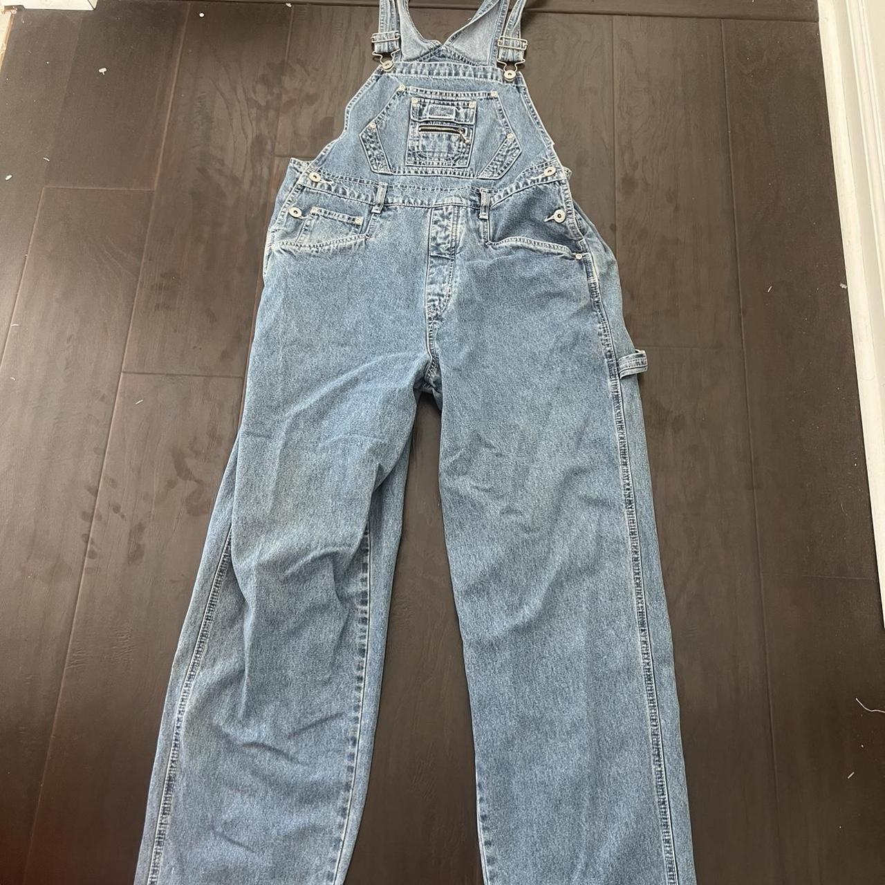 L.A. Blues Women's Blue Dungarees-overalls (2)