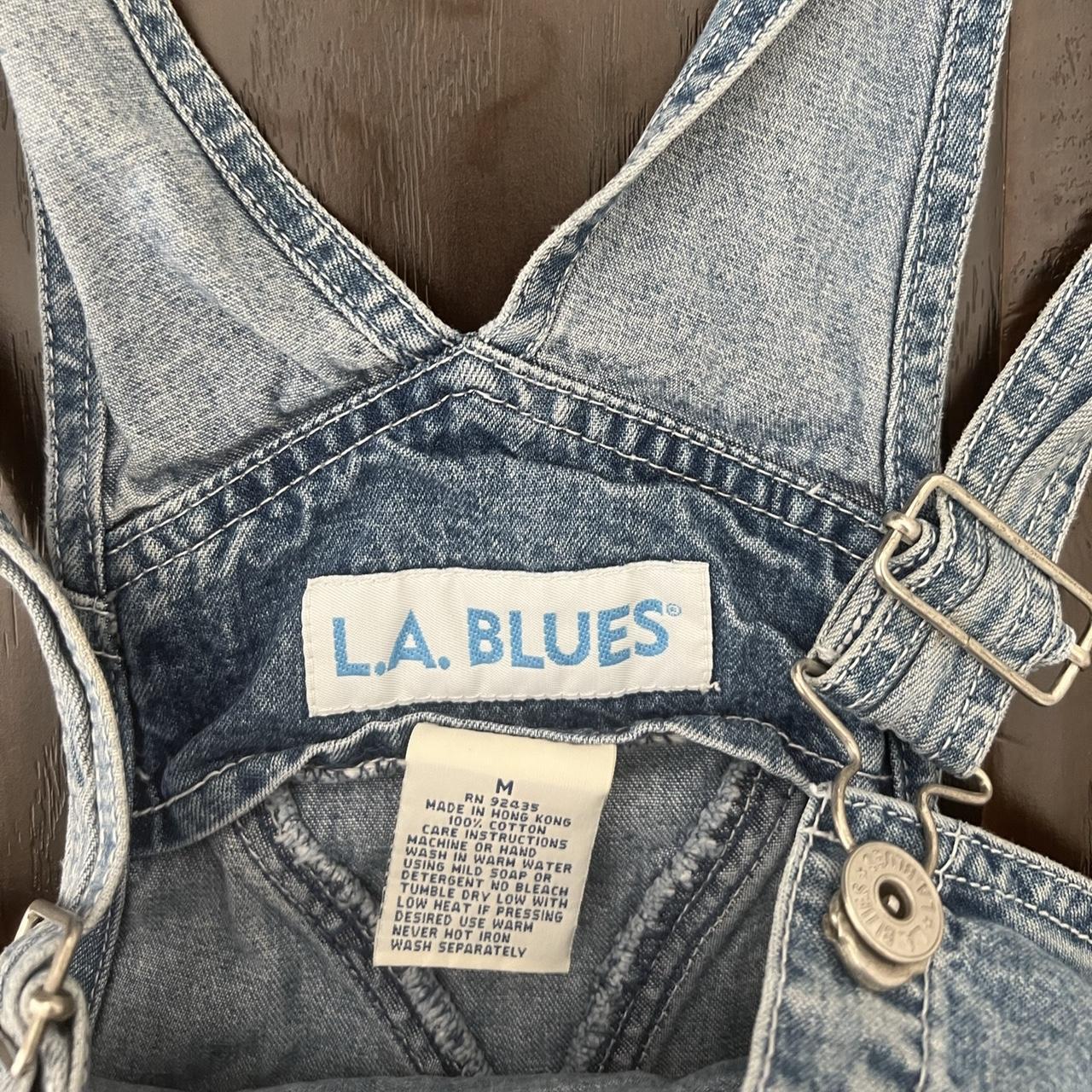 L.A. Blues Women's Blue Dungarees-overalls (5)