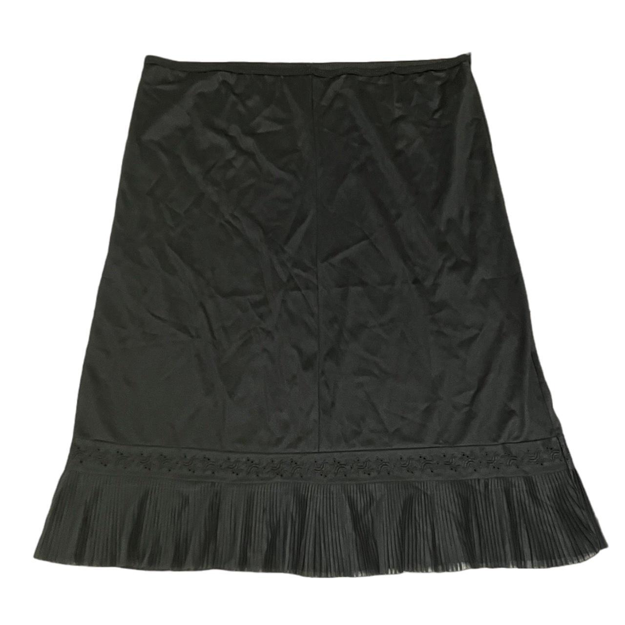 Black ruffle cheap skirt 80s