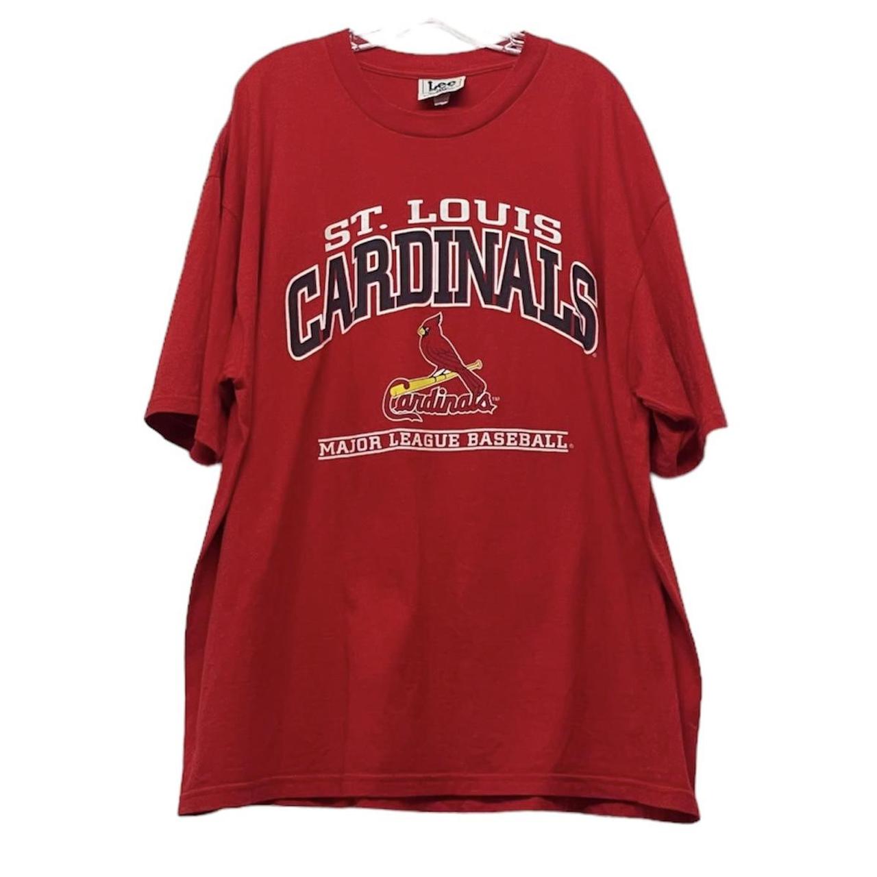 St. Louis Cardinals MLB Team Logo White T-Shirt