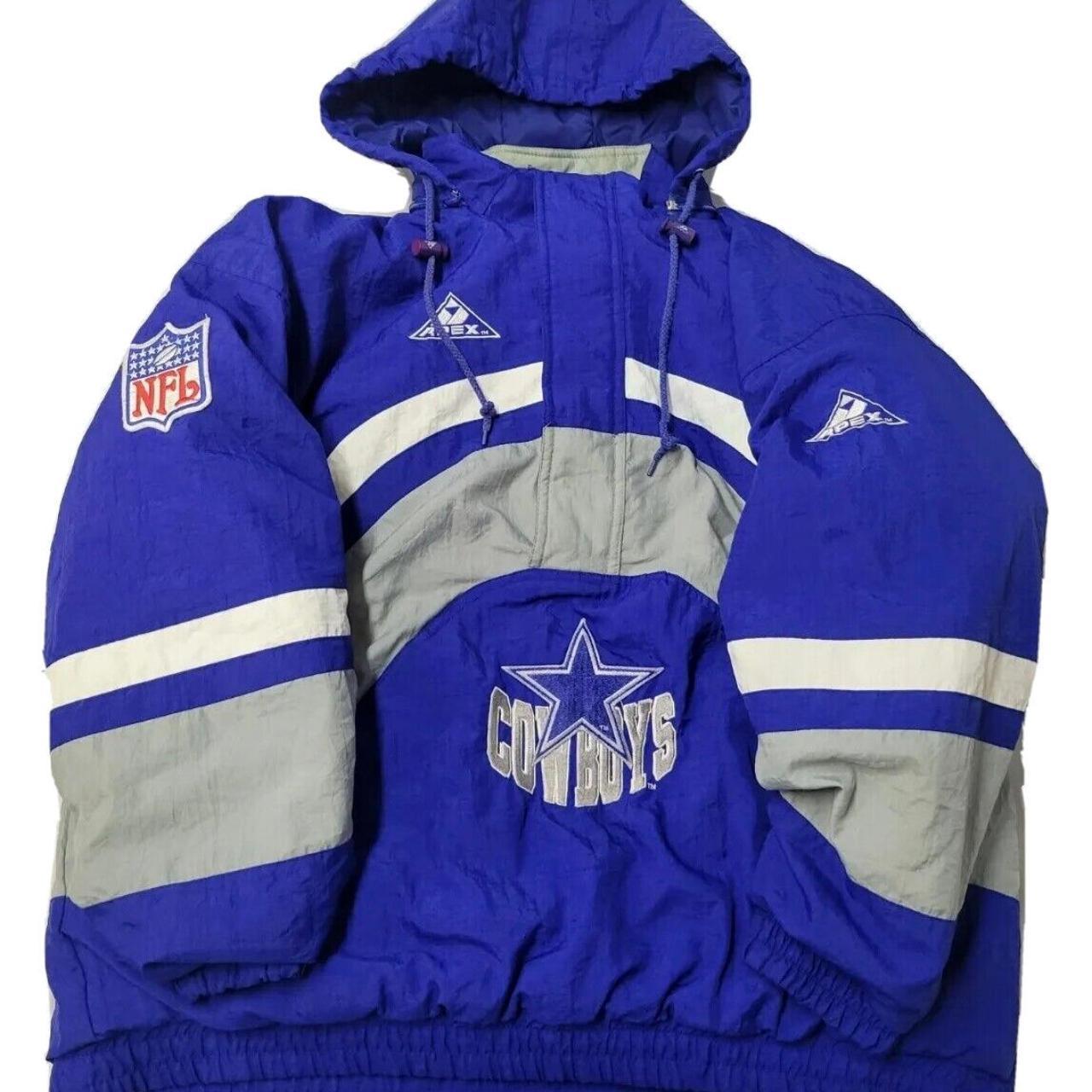 Vintage 90s NFL Apex One Dallas Cowboys Parka Jacket PRO