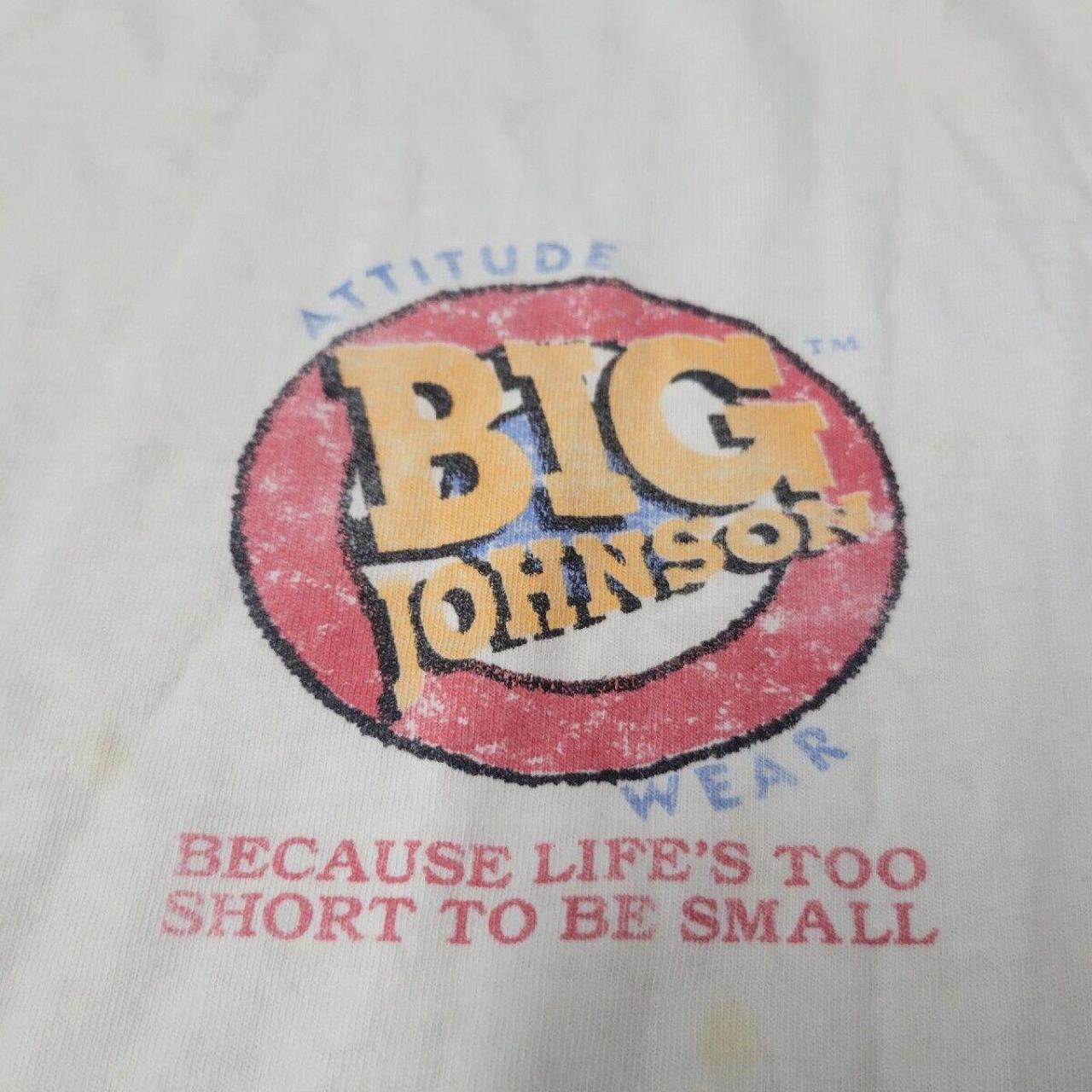 Vintage 90's Big Johnson Fishing Lires Tee Size - Depop