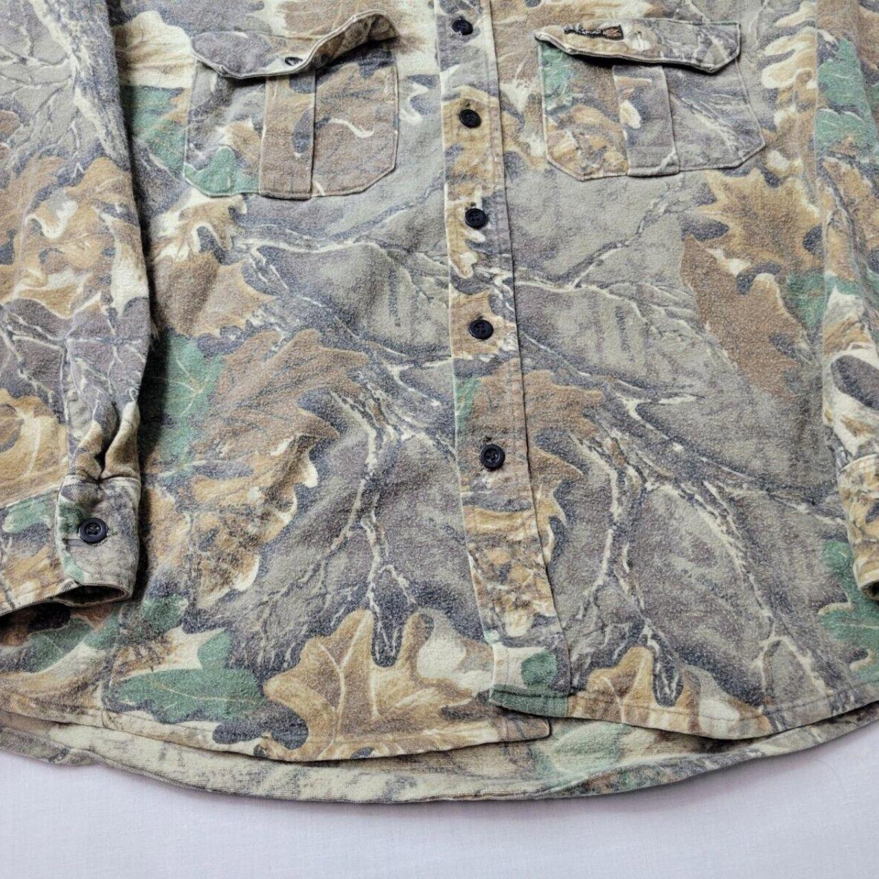Rattlers Brand Vintage Camouflage Flannel Chamois - Depop