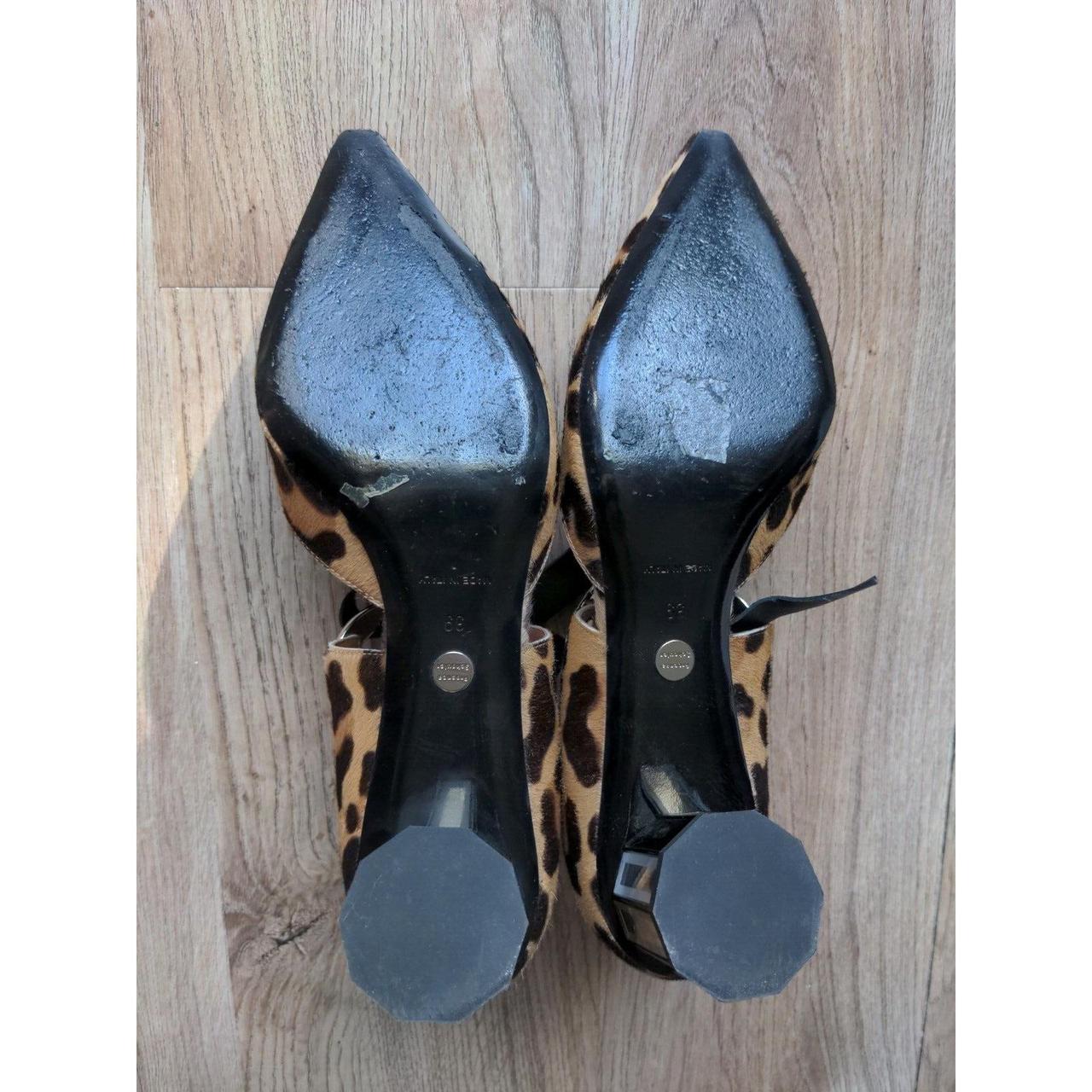 Proenza Schouler Calf Hair Leopard Grommet Mules