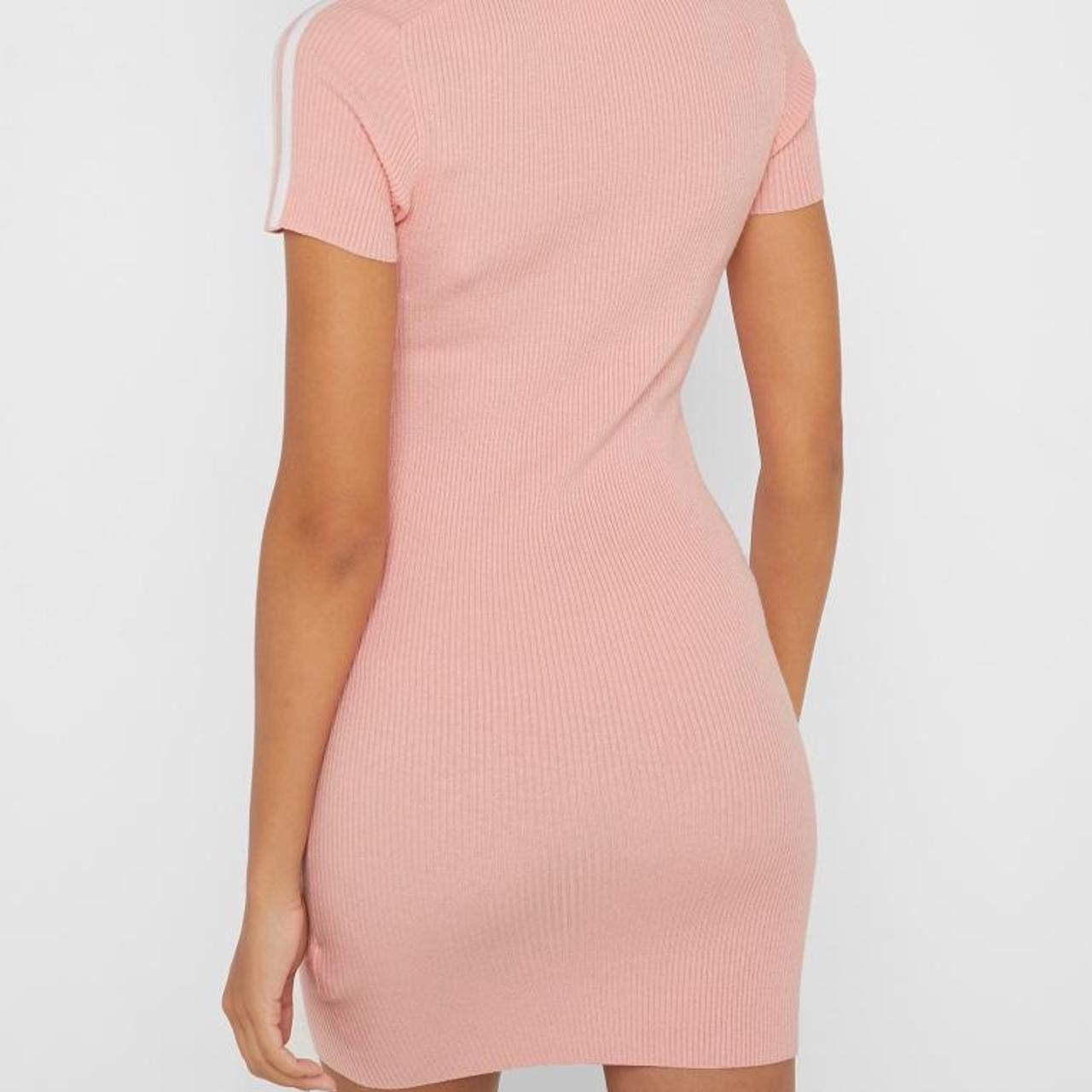 ☆Adidas☆Originals Ribbed Mini Dress Pink adidas Originals Women's Ribbed Mini Dress - Pink | Very