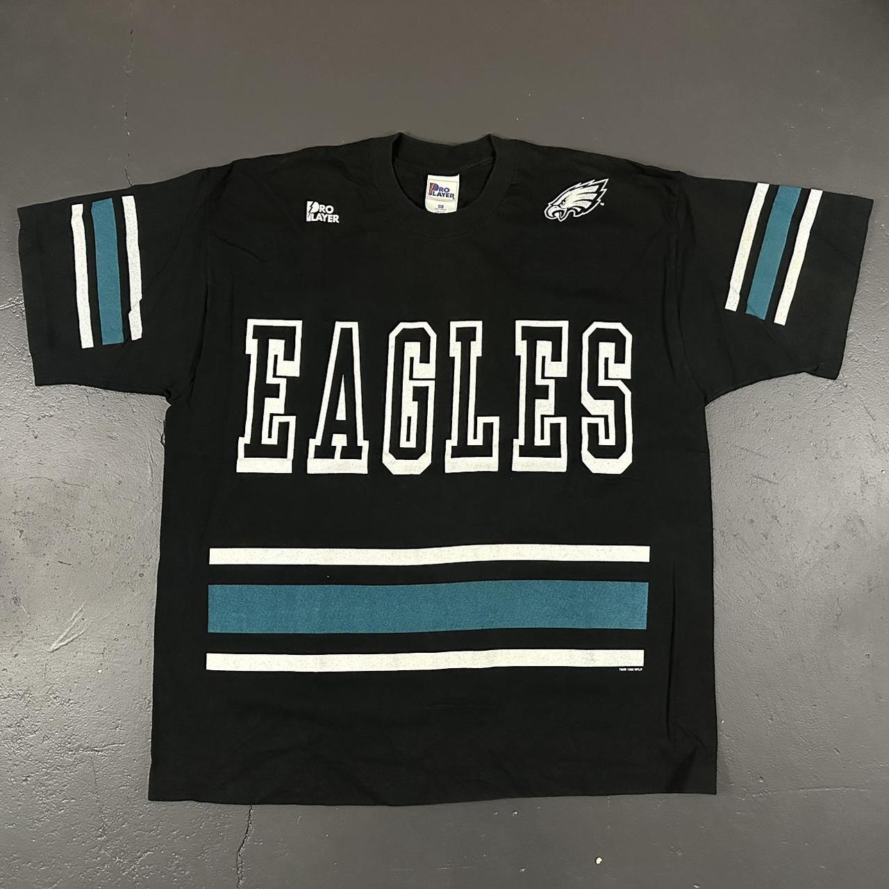 Philadelphia Eagles NFL Vintage 90's AJD Spell Out - Depop