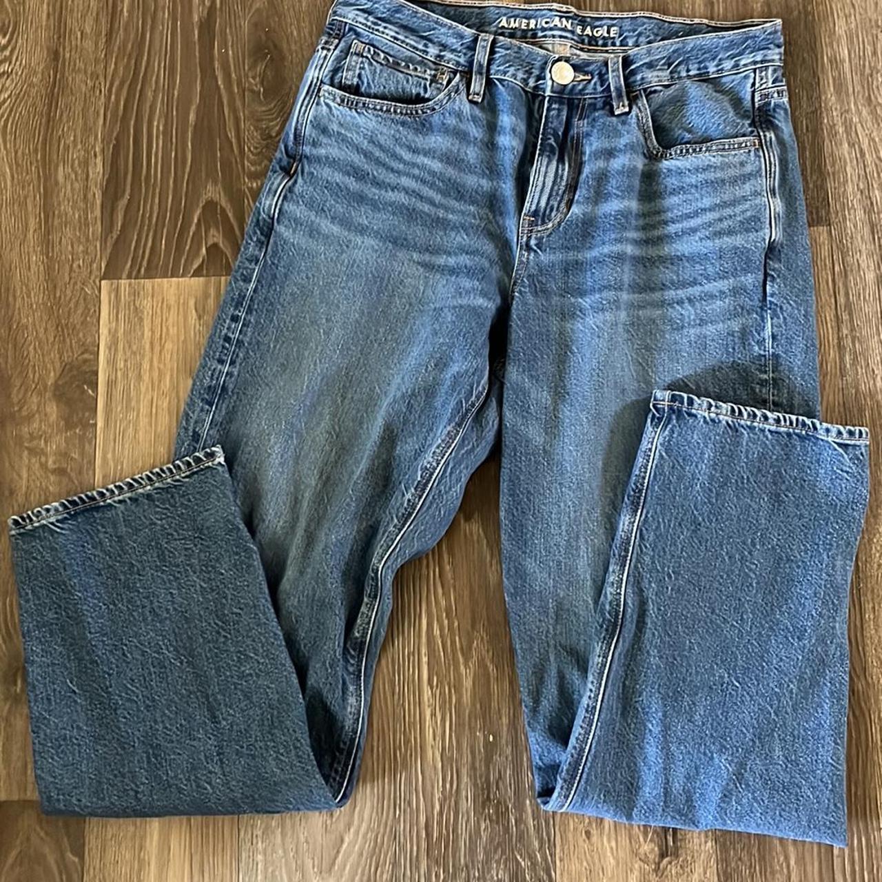 American Eagle 90s straight leg jeans Wish they... Depop