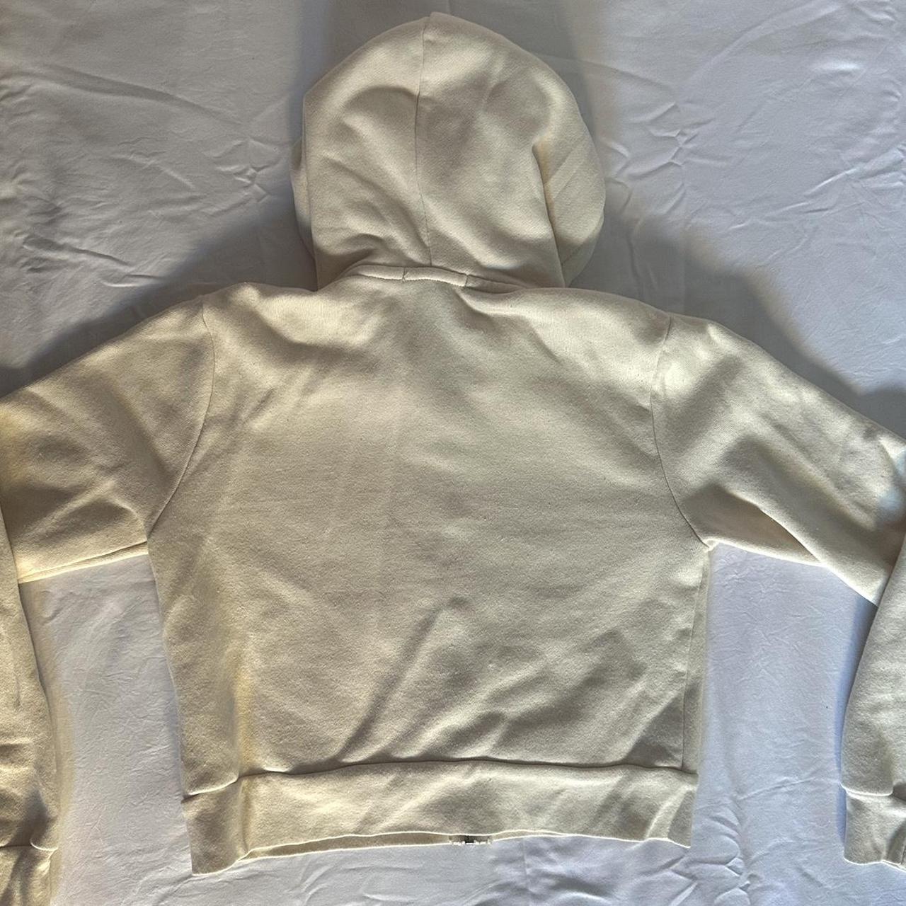 brandy melville cropped crystal hoodie barely - Depop