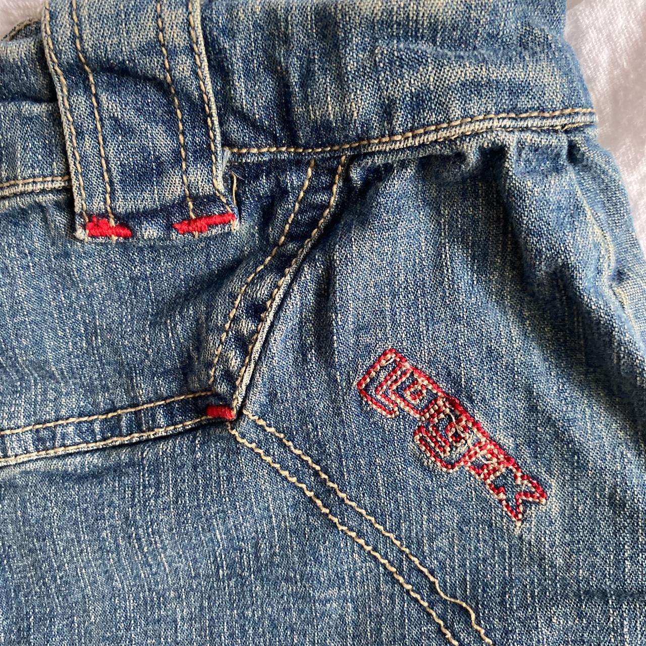 -LOGIK- denim mini skirt Adorable details w pockets... - Depop