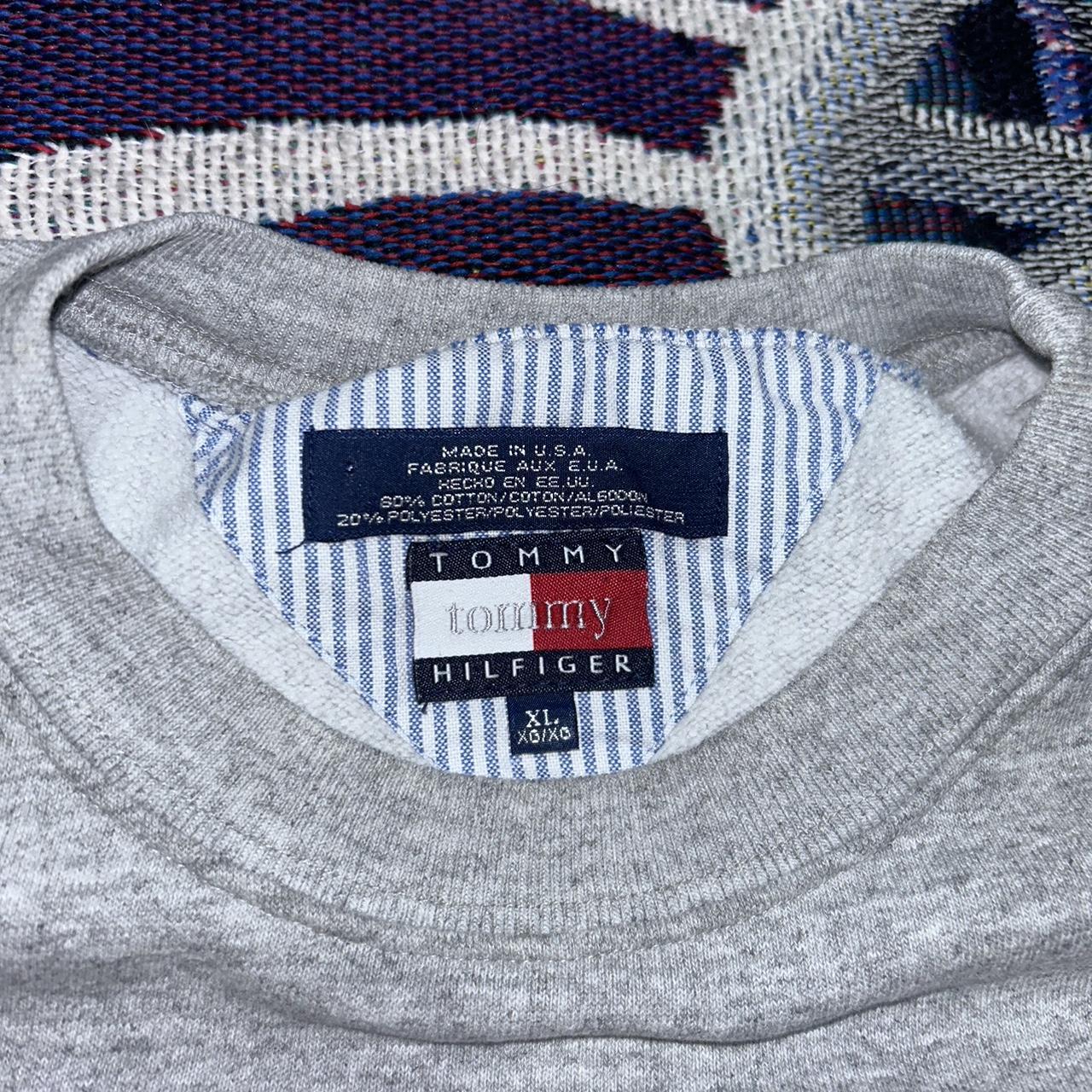 Tommy Hilfiger Men's Grey Sweatshirt | Depop