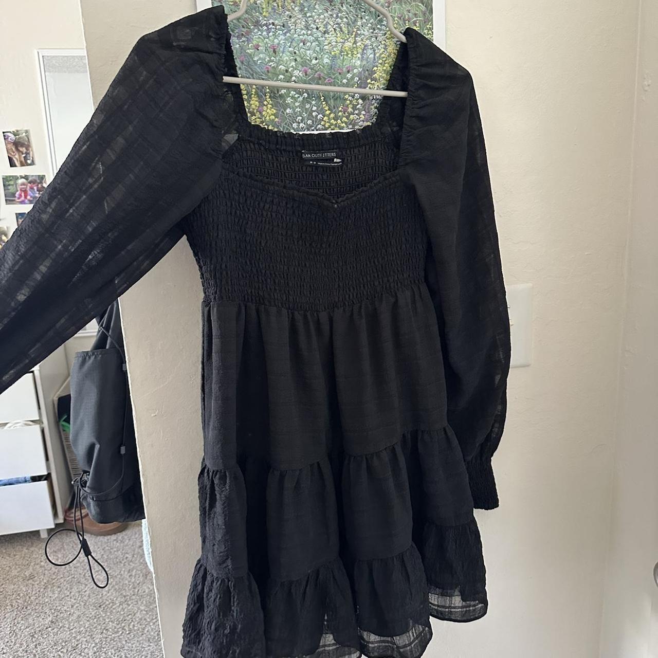 Urban outfitters black long sleeve dress - Depop